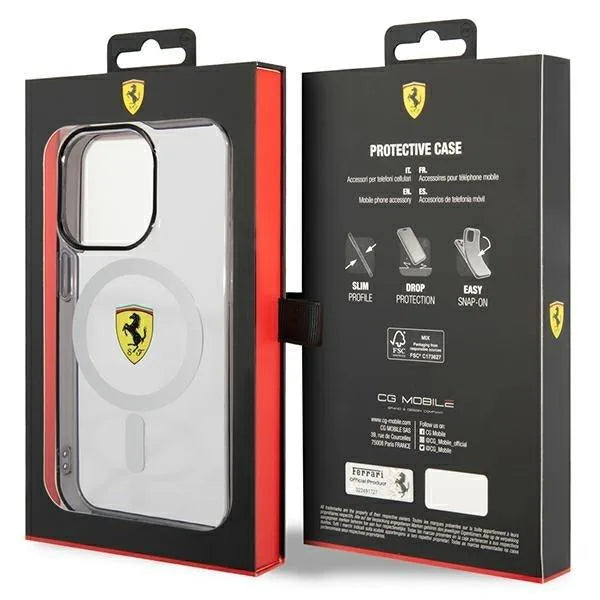 Ferrari Translucent MagSafe Hardcase for iPhone 14 Pro 6.1" - AutoWin