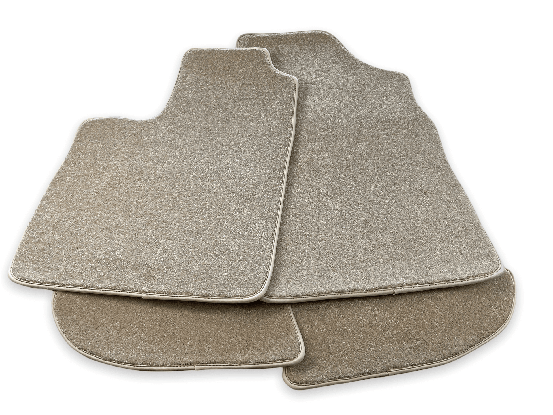 Floor Mats For Bentley Continental GTC (2011-2018) Beige Luxury Quality - AutoWin