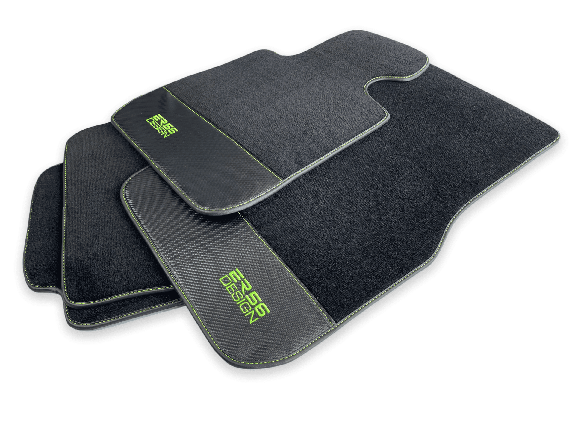 Floor Mats For BMW 7 Series E38 Long Carbon Leather | Er56 Design - AutoWin