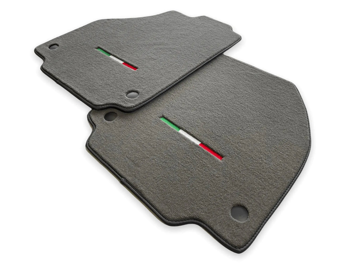 Floor Mats For Ferrari Spider 2012-2015 Gray Autowin Brand Italian Edition