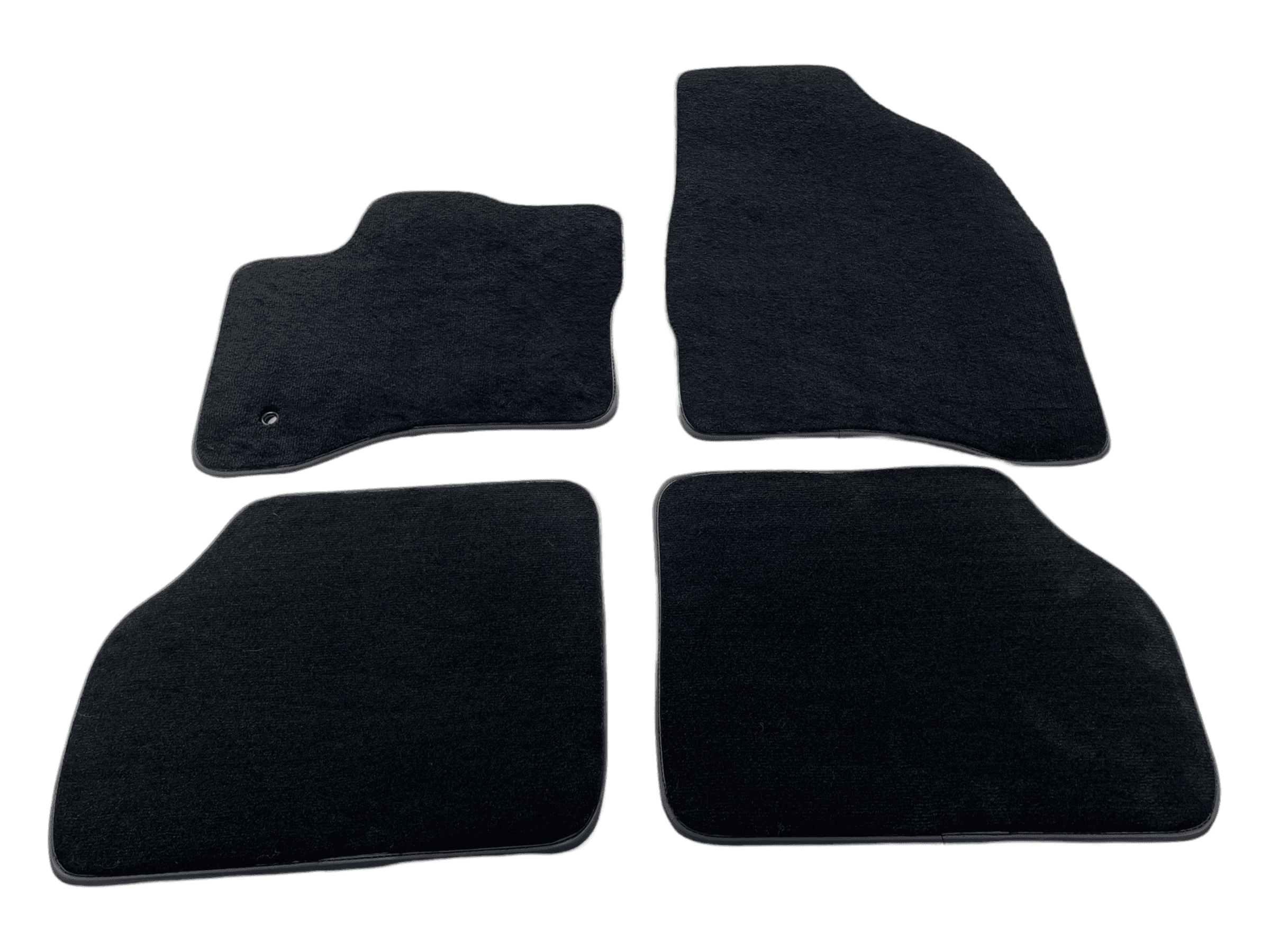 Floor Mats for Lincoln Nautilus (2019-2024) SUV Black Tailored Carpets - AutoWin