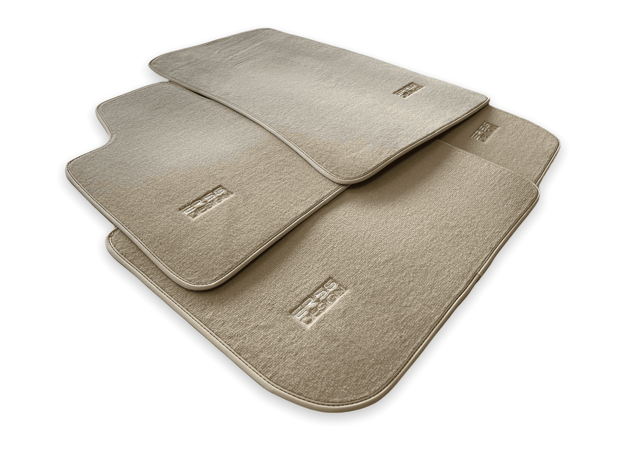 Floor Mats For Rolls Royce Phantom 2003–2016 Beige Er56 Design - AutoWin