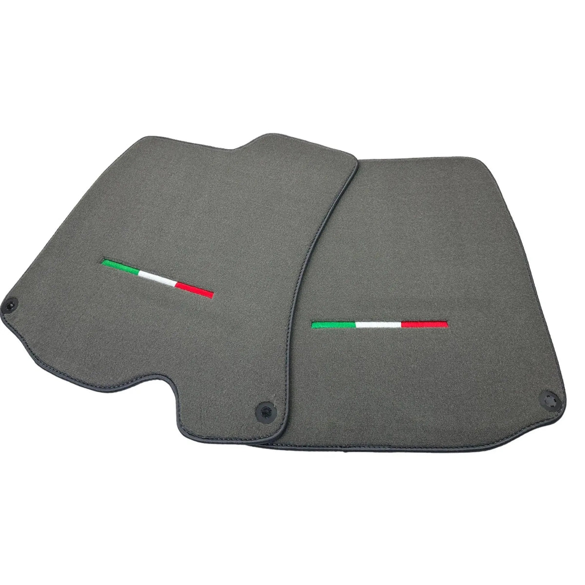 Gray Floor Mats For Ferrari Portofino (2018-2023) Italian Edition - AutoWin