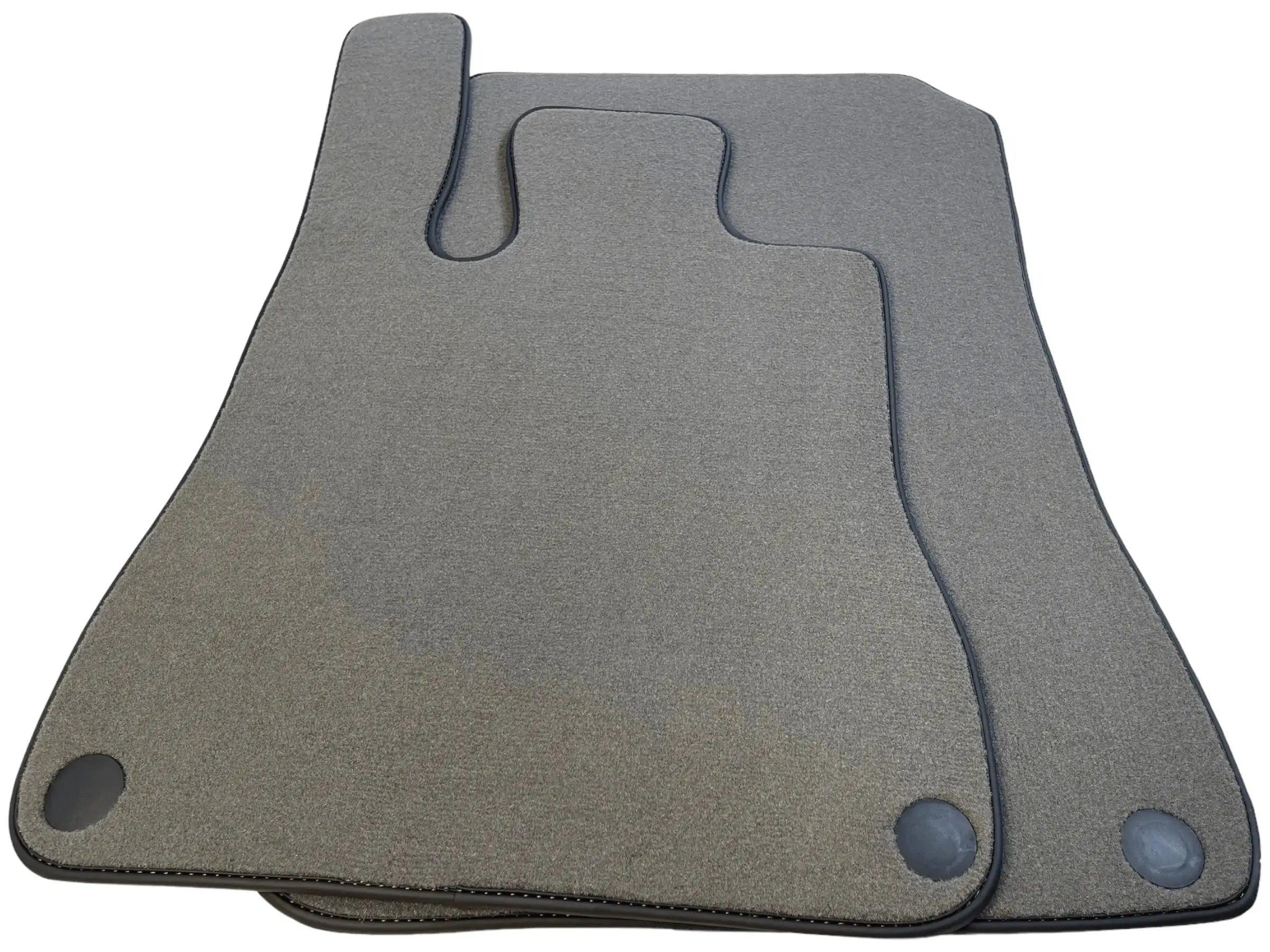 Gray Floor Mats For Mercedes-Benz R170 (1998-2000) Black Trim - AutoWin
