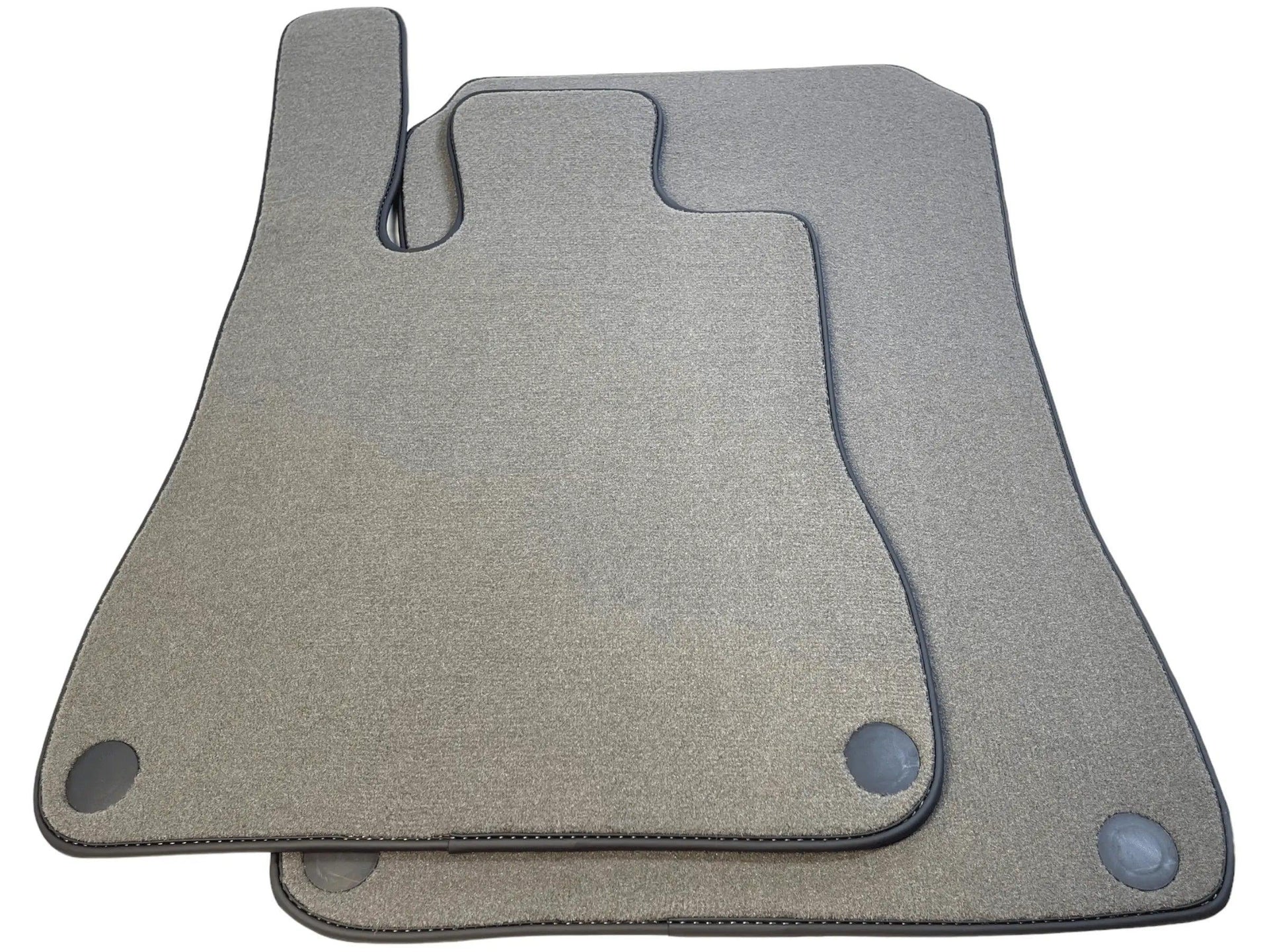 Gray Floor Mats For Mercedes-Benz SLC R172 (2016-2023) Black Trim - AutoWin