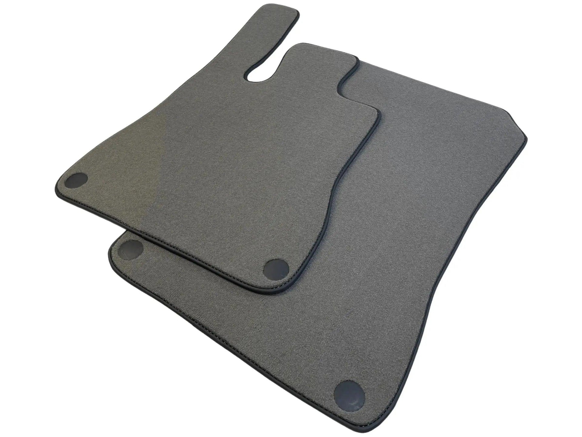 Gray Floor Mats For Mercedes-Benz SLK R170 (2000-2004) Black Trim - AutoWin