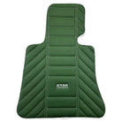 Green Leather Floor Mats For Rolls Royce Black Badge Ghost Series I (2010–2020) - AutoWin