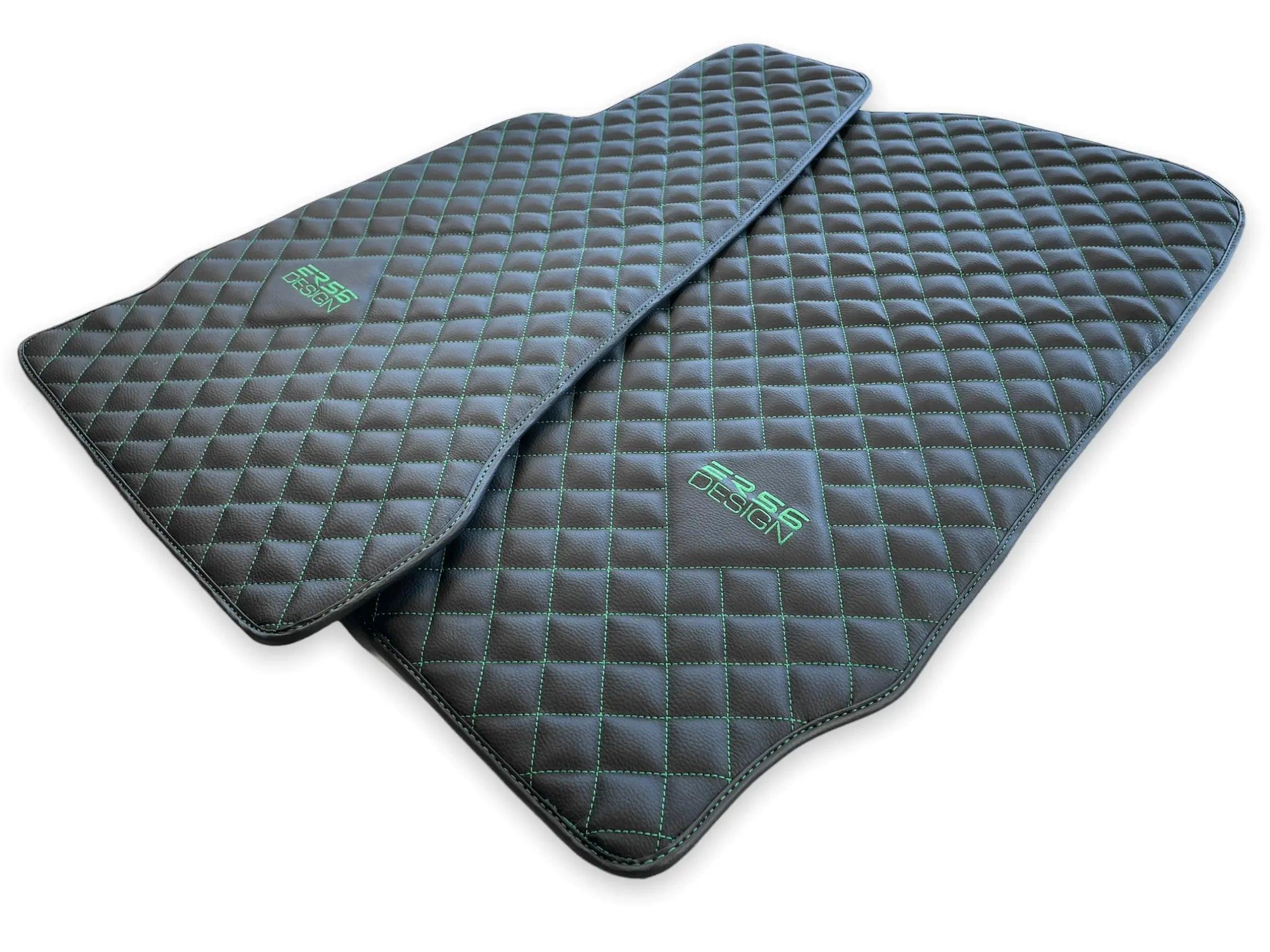 Leather Floor Mats For Aston Martin DBX (2020– 2023) ER56 Design - AutoWin