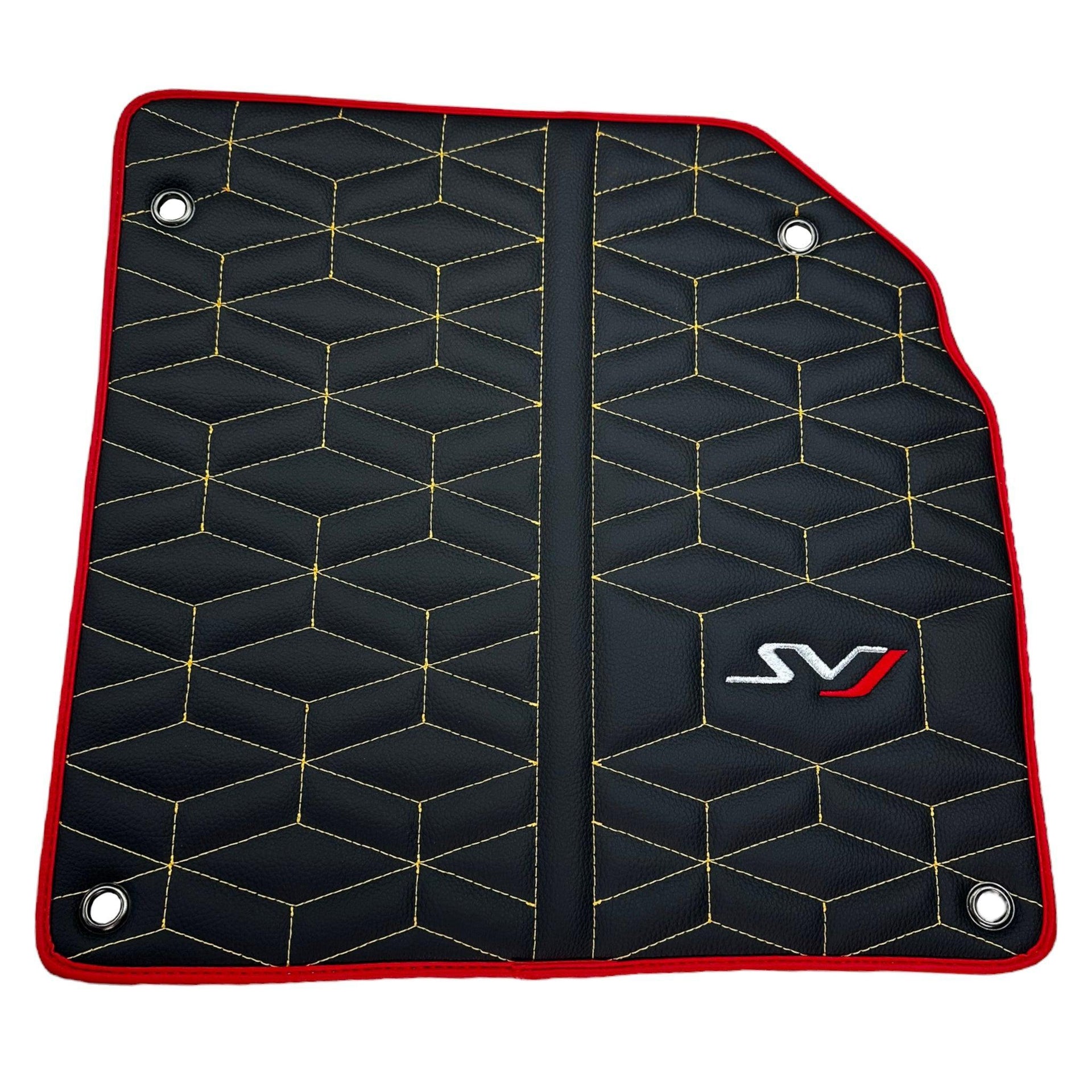 Leather Floor Mats for Lamborghini Aventador SVJ Limited Edition - AutoWin