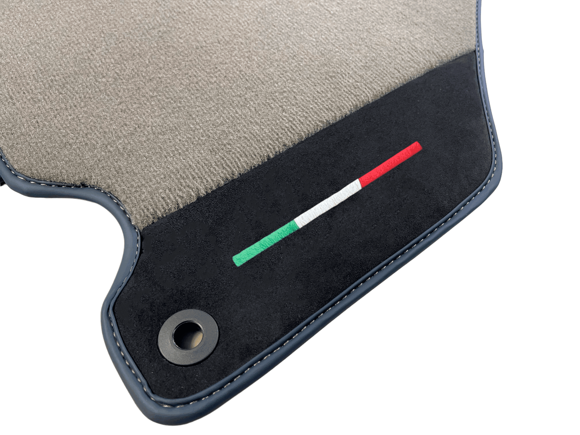 Floor Mats For Ferrari 360 Modena 1999-2005 Gray With Alcantara Leather - AutoWin