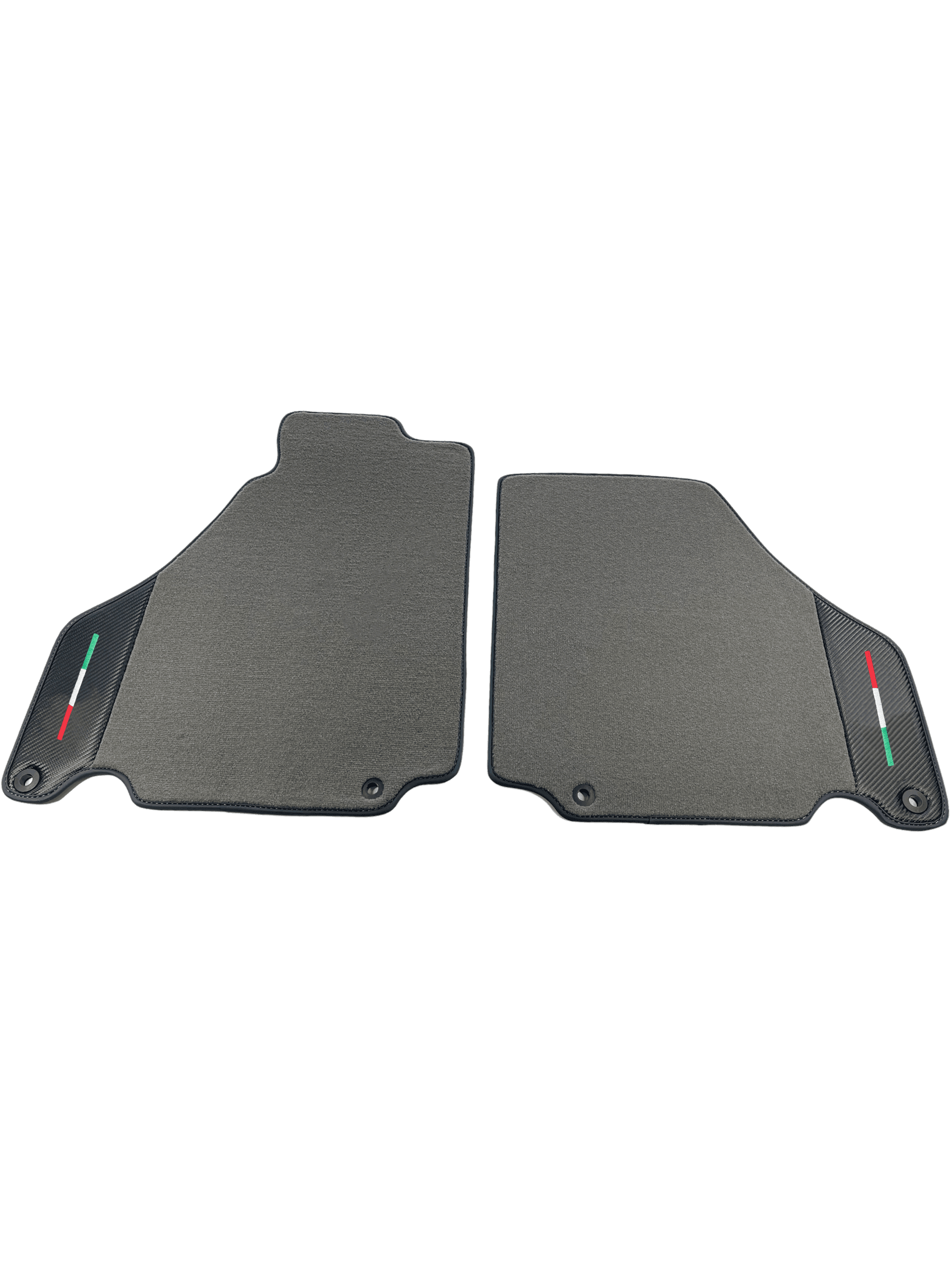 Floor Mats For Ferrari 360 Modena 1999-2005 Gray With Carbon Fiber Leather - AutoWin