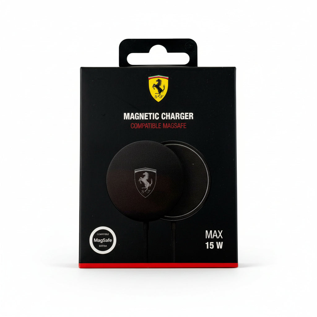 Ferrari Magnetic Charger – MagSafe Compatible (15W)