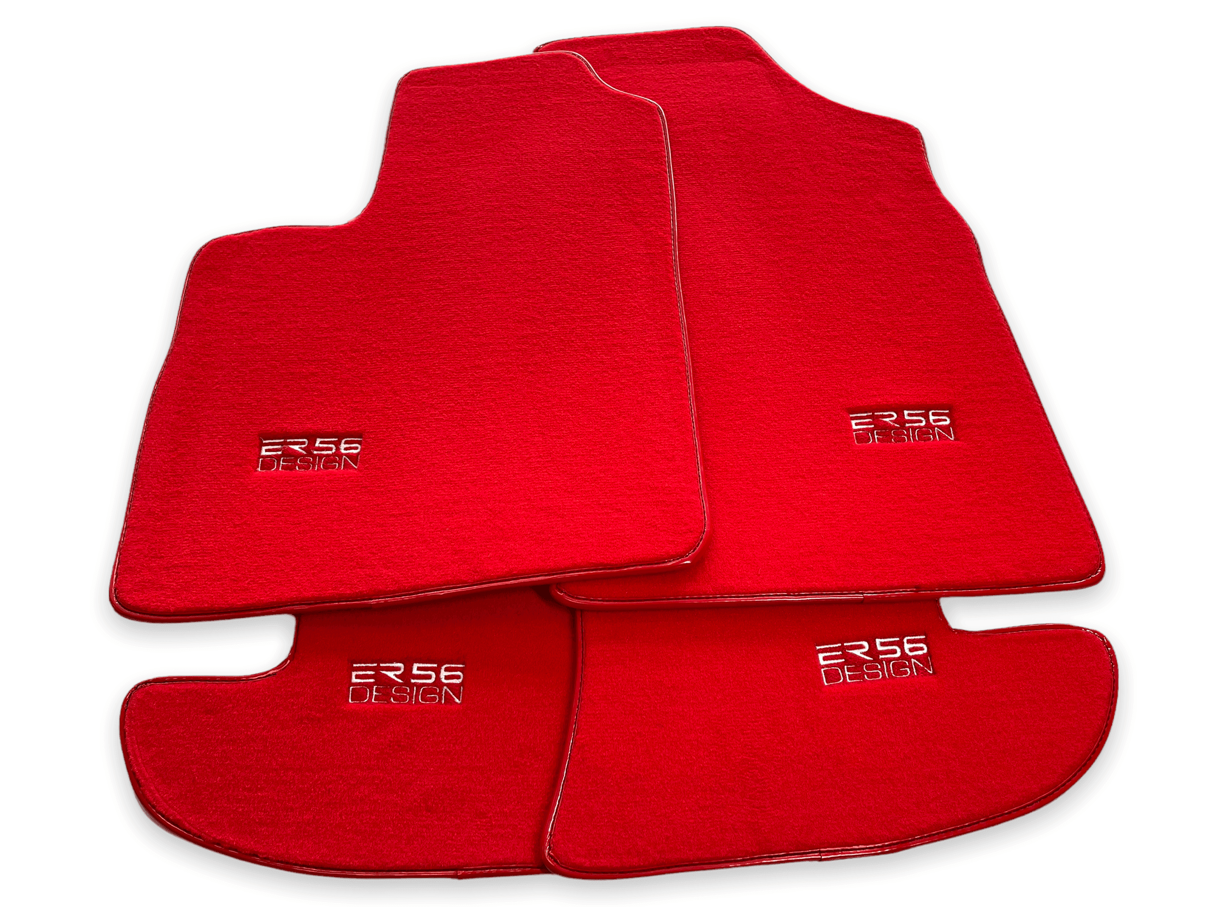 Red Floor Mats For Bentley Continental GTC (2011-2018) Er56 Design - AutoWin