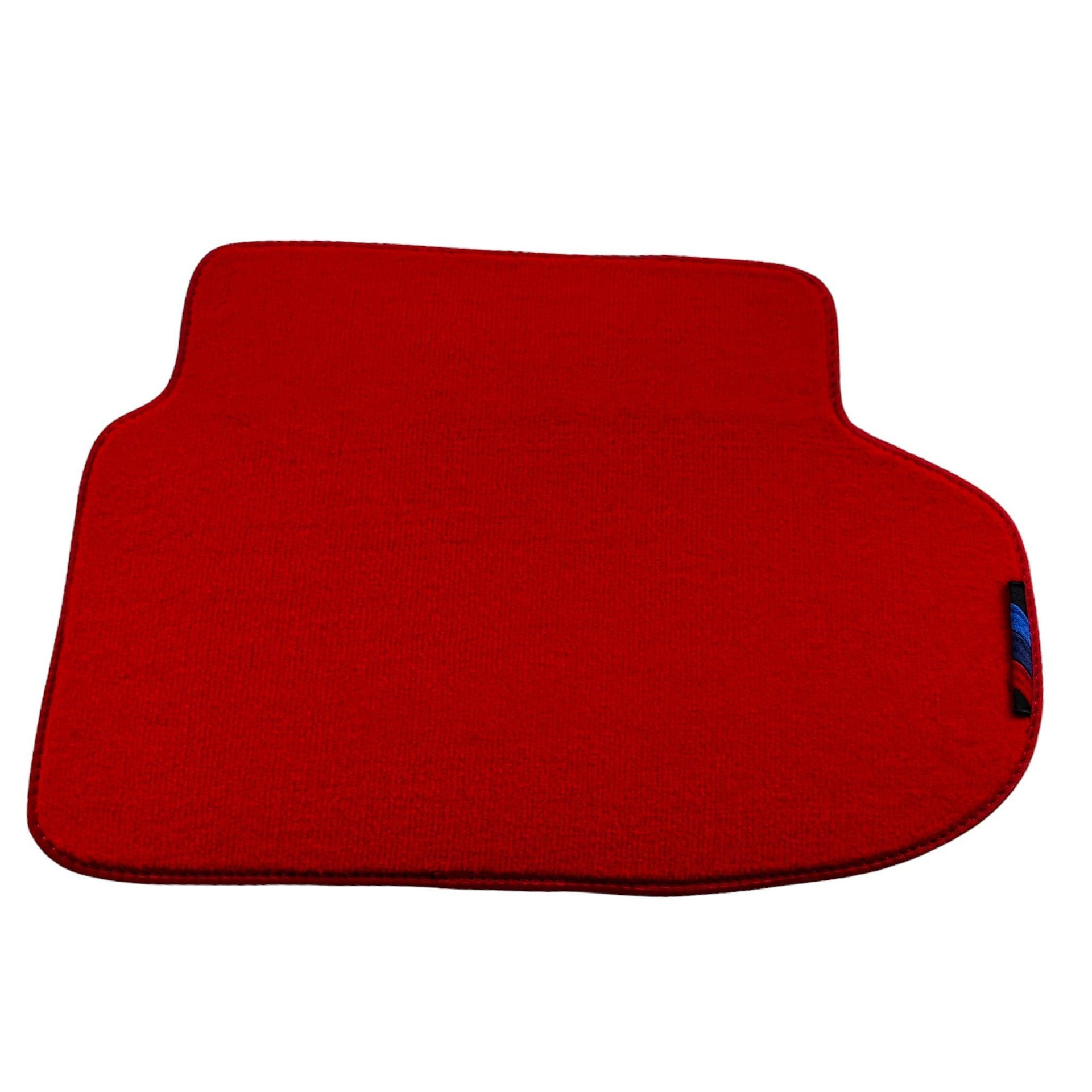 Red Floor Mats For BMW 5 Series F10 With M Package AutoWin Brand - AutoWin