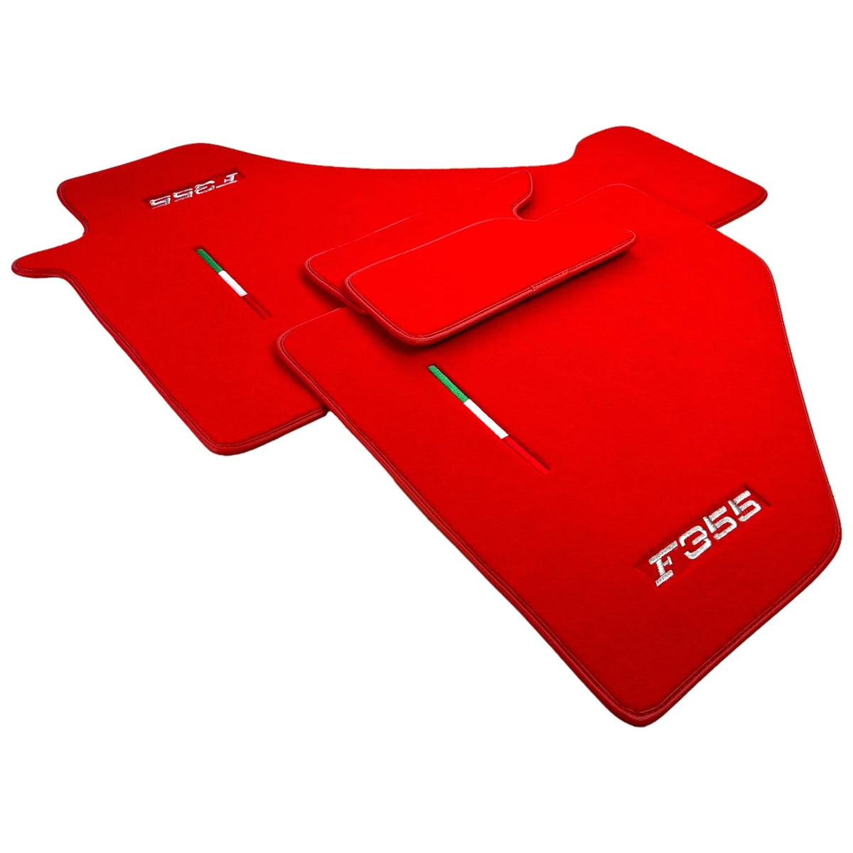 Red Floor Mats For Ferrari F355 1994-1999 - AutoWin