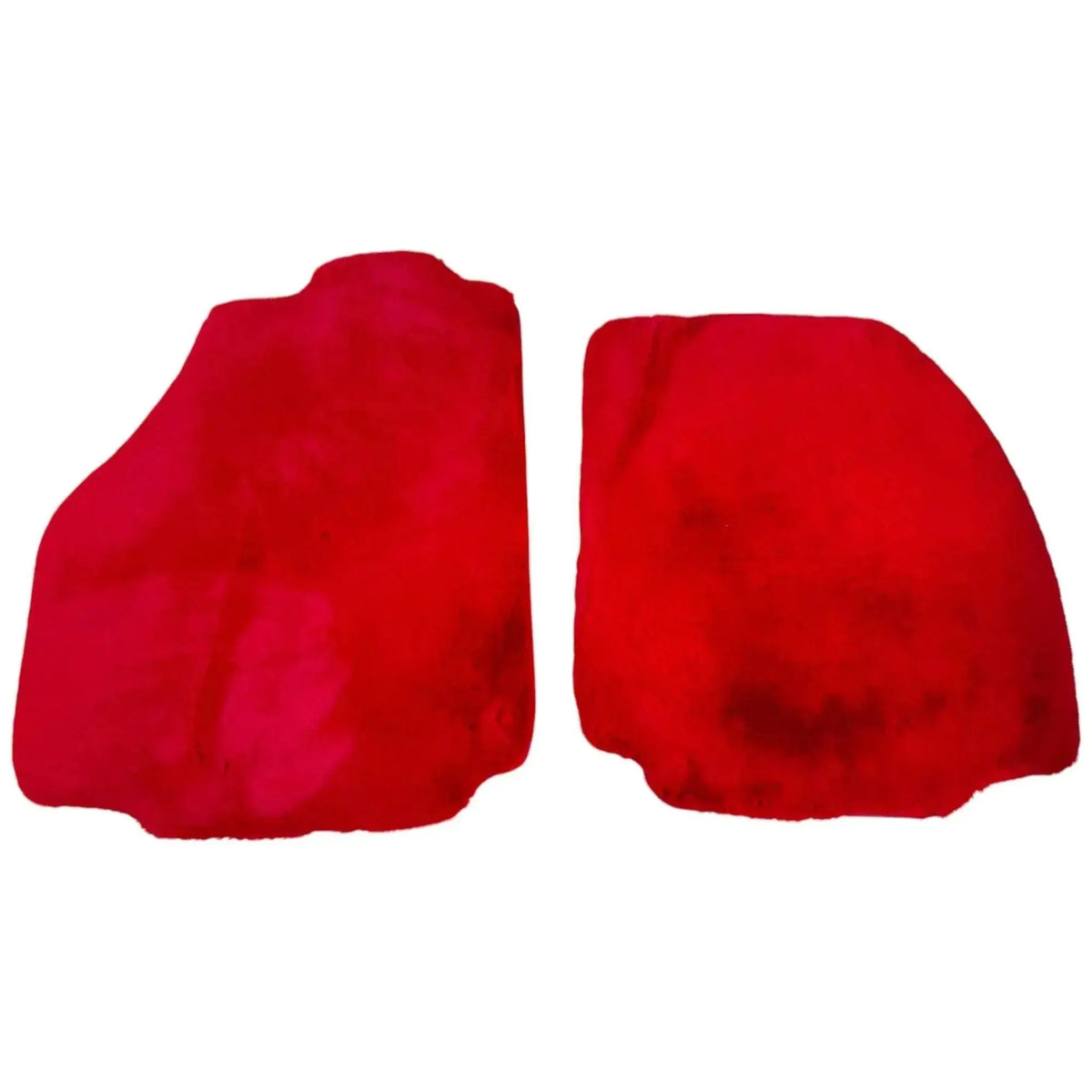 Red Sheepskin Floor Mats for Ferrari 458 Italia (2009-2015)