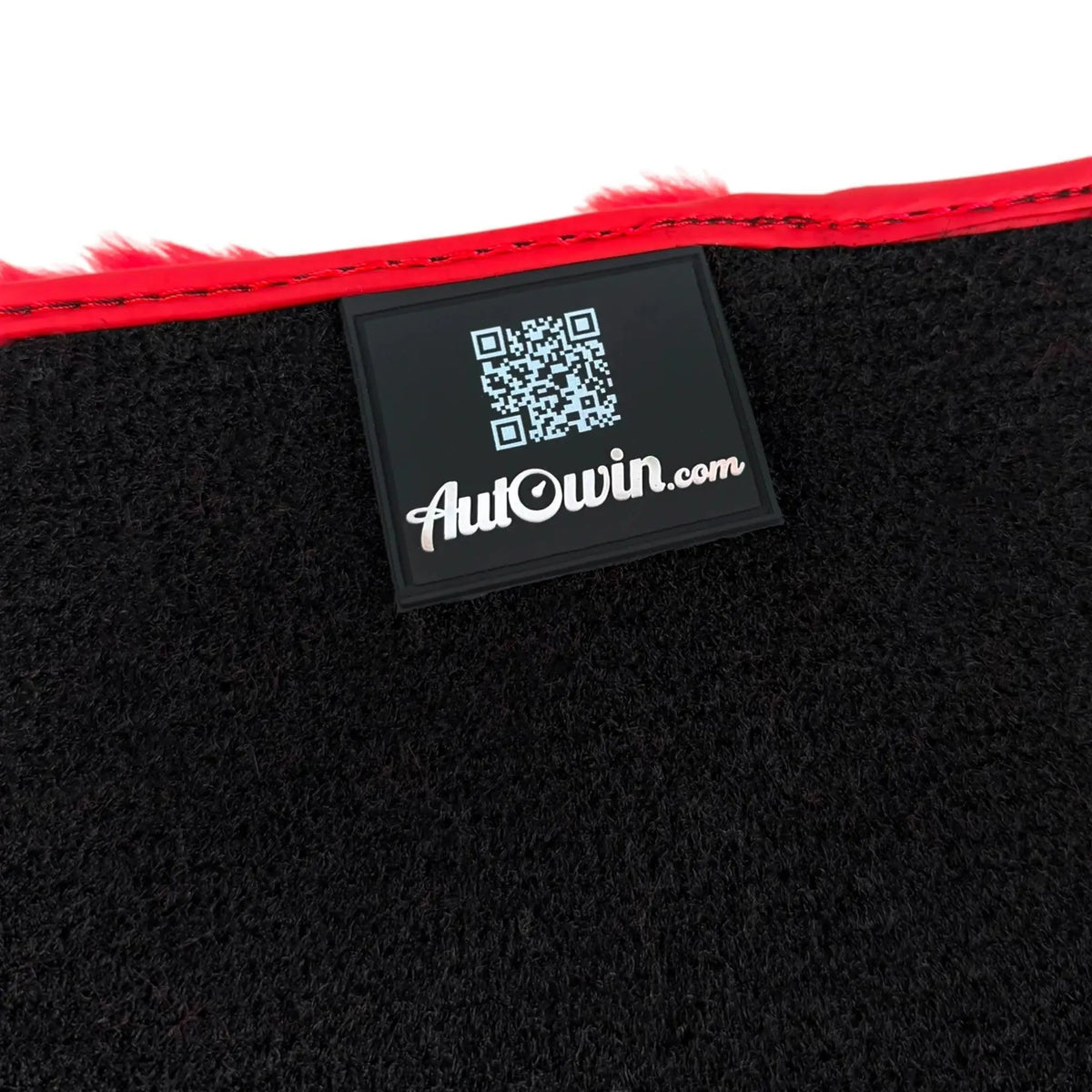 Red Sheepskin Floor Mats for Ferrari 812 Superfast (2019-2023)