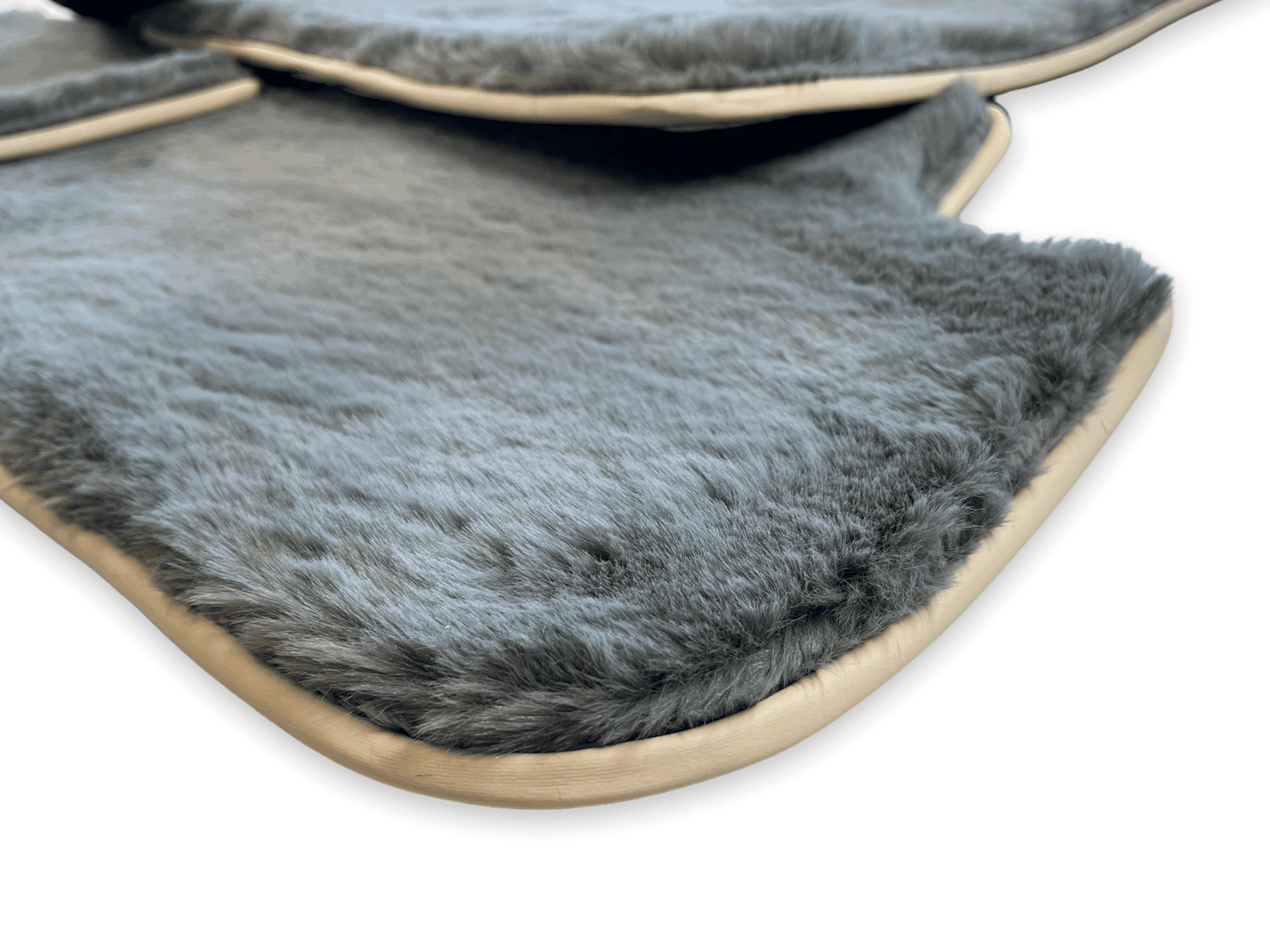Sheepskin Floor Mats For Rolls Royce Spectre (2023-2024) ER56 Design Brand - AutoWin
