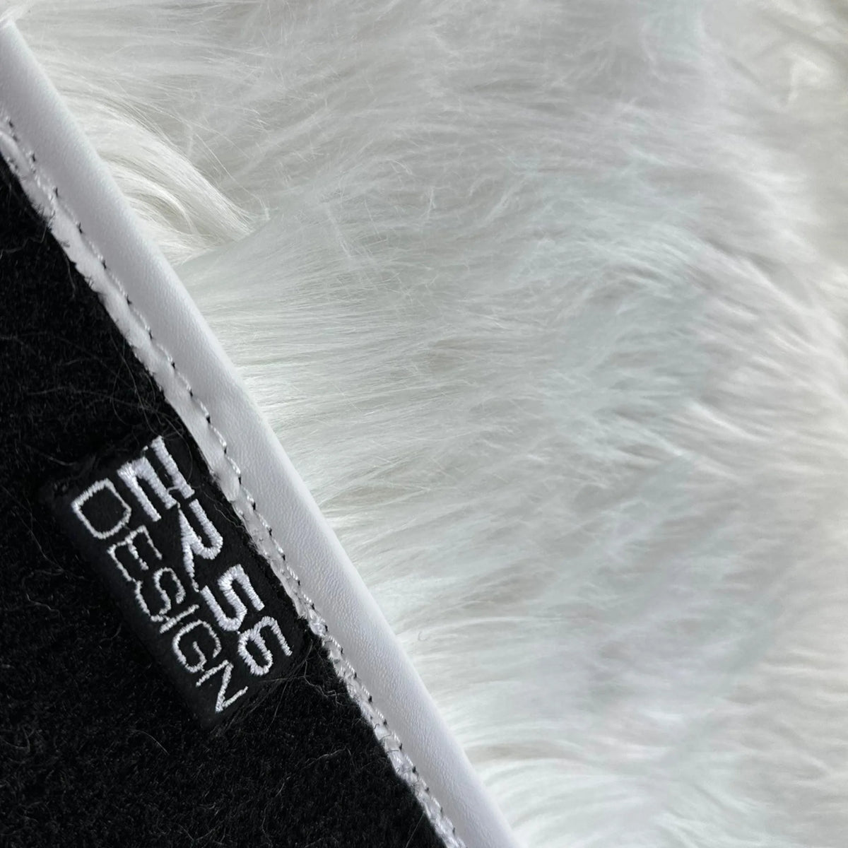 White Sheepskin Floor Mats For Rolls Royce Phantom VIII (2017-2024) ER56 Design Brand