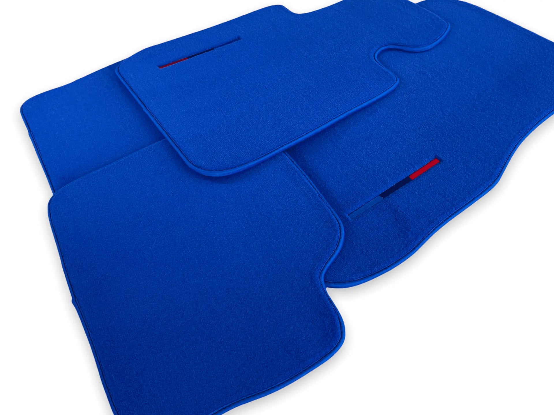 Blue Floor Mats For BMW M3 F80 Series With M Package - AutoWin
