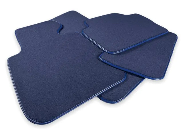 Floor Mats For Rolls Royce Ghost Series II (2021-2024) Dark Blue - AutoWin