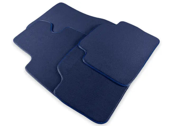 Floor Mats For Rolls Royce Shadow 1965-1977 Dark Blue - AutoWin