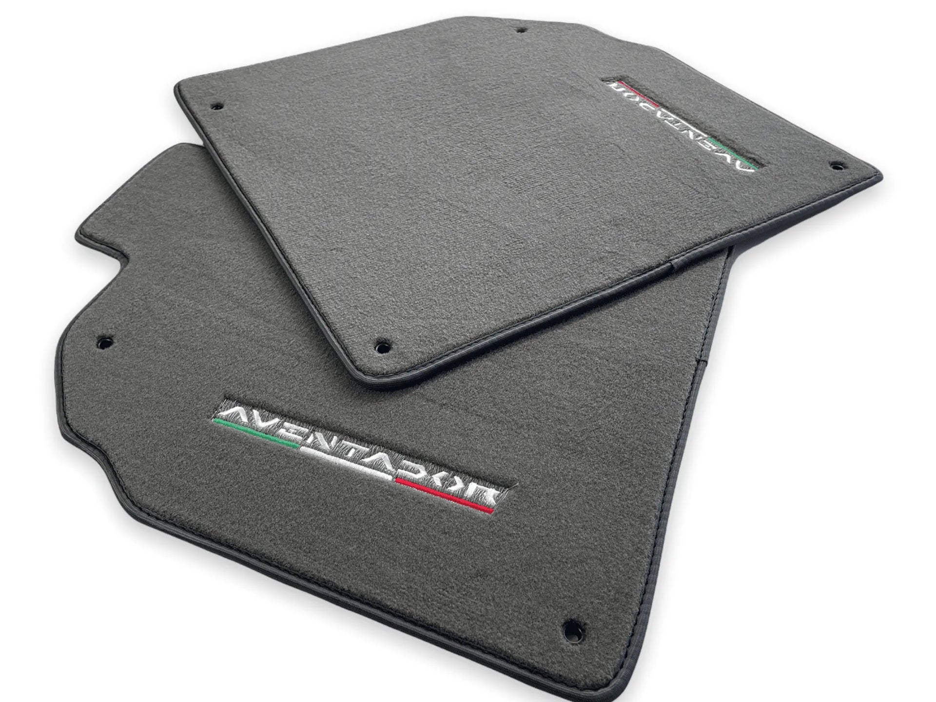 Floor Mats for Lamborghini Aventador Gray Color Carpet - AutoWin