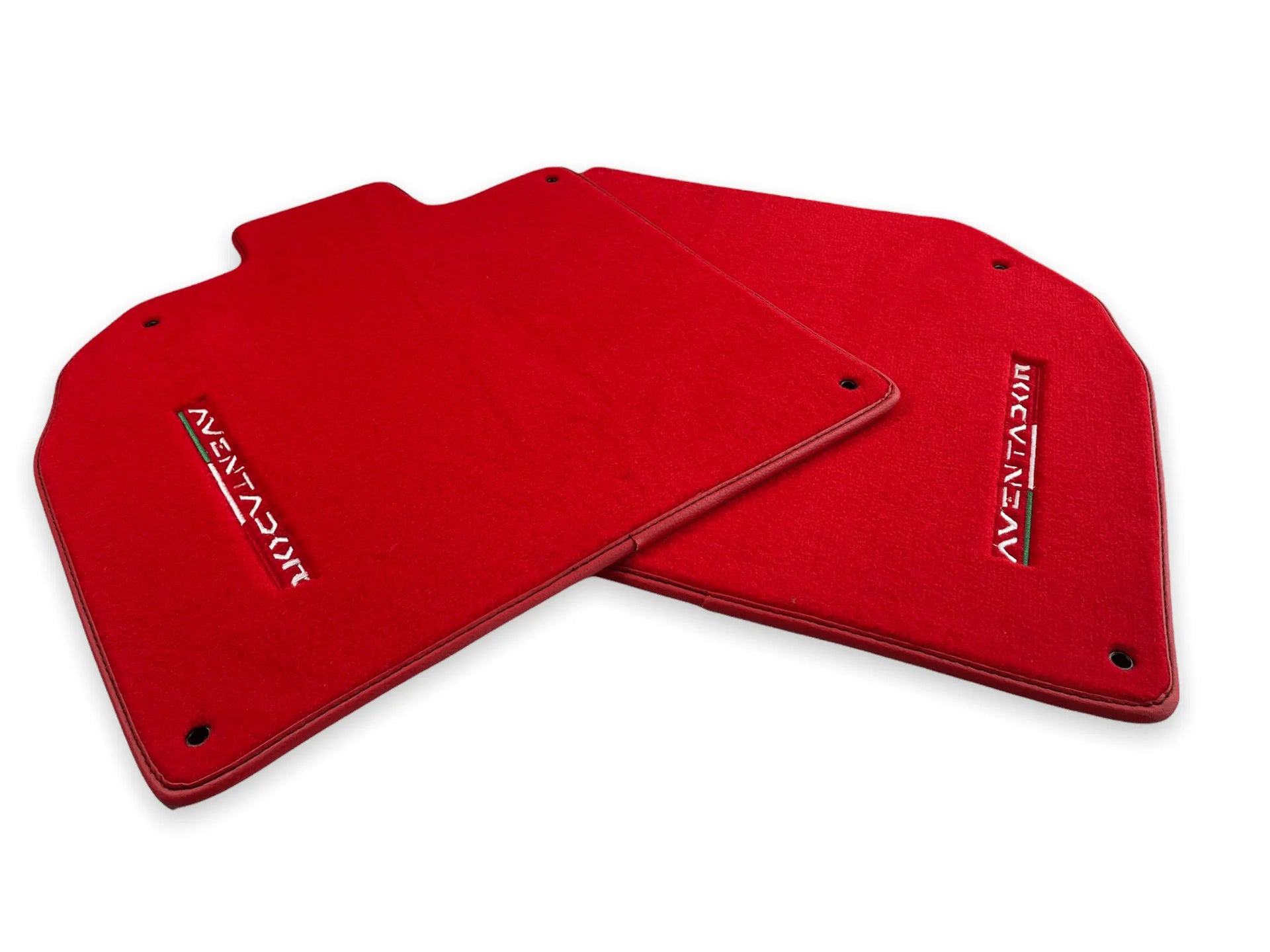 Floor Mats for Lamborghini Aventador Red Color Carpet - AutoWin