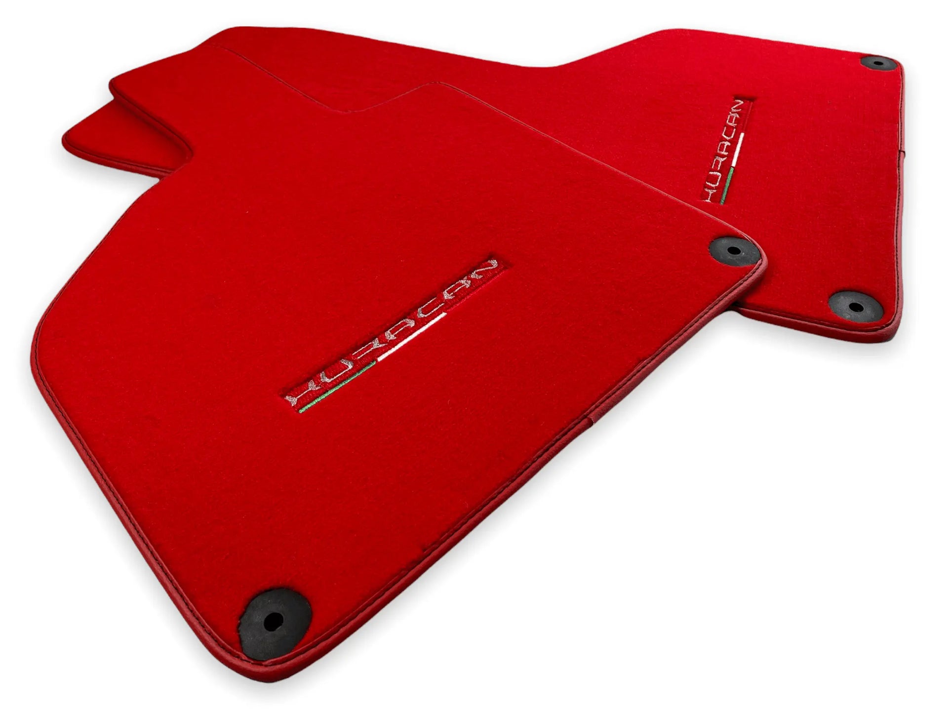 Floor Mats for Lamborghini Huracan Red Color - AutoWin