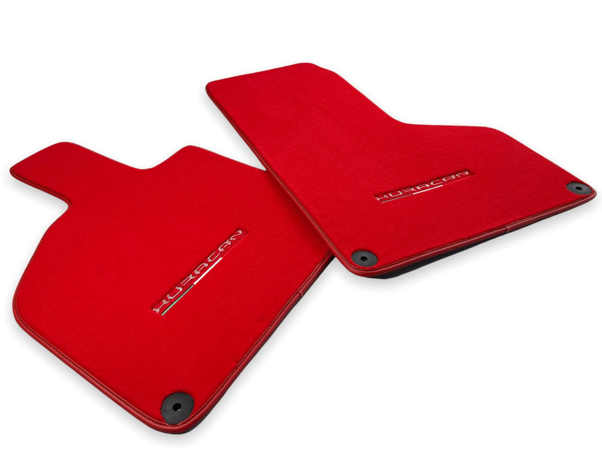 Floor Mats for Lamborghini Huracan Red Color - AutoWin