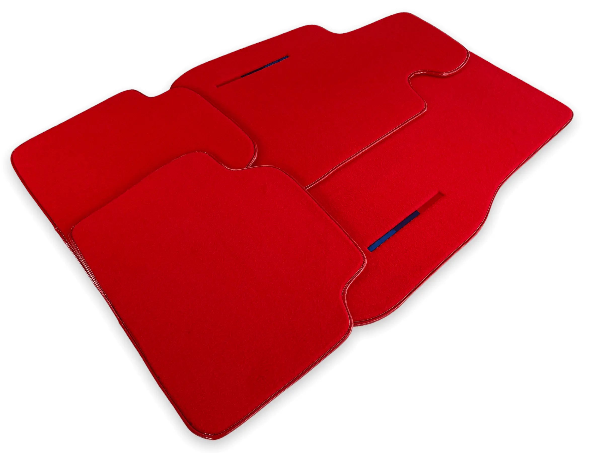 Red Floor Mats For BMW 3 Series F30 With M Package - AutoWin