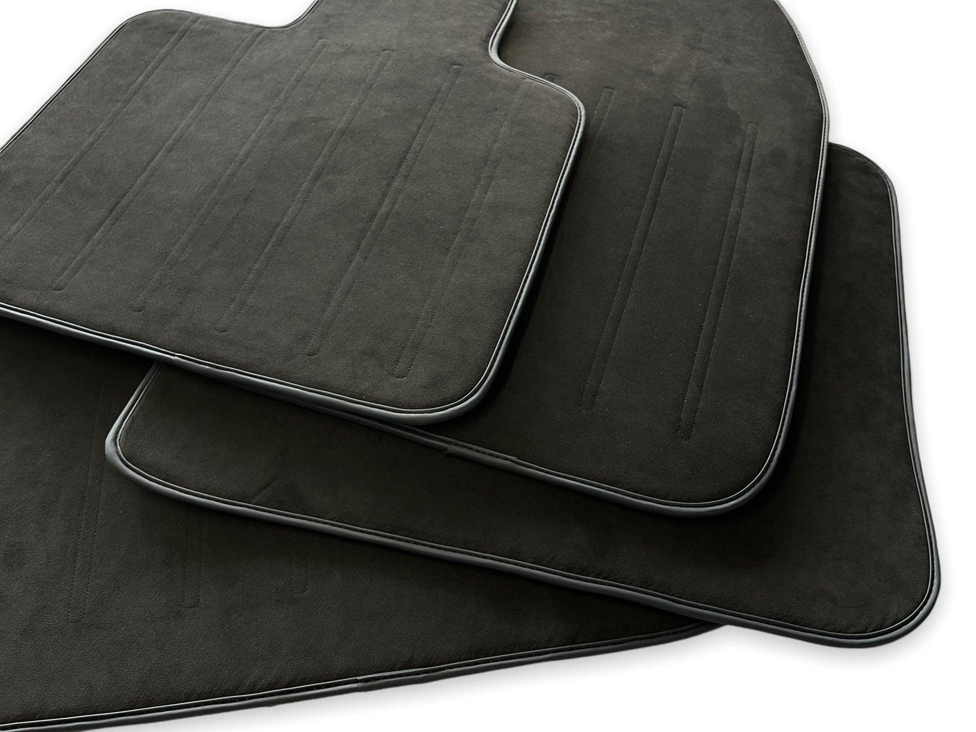 Alcantara Floor Mats For Rolls Royce Black Badge Dawn - AutoWin
