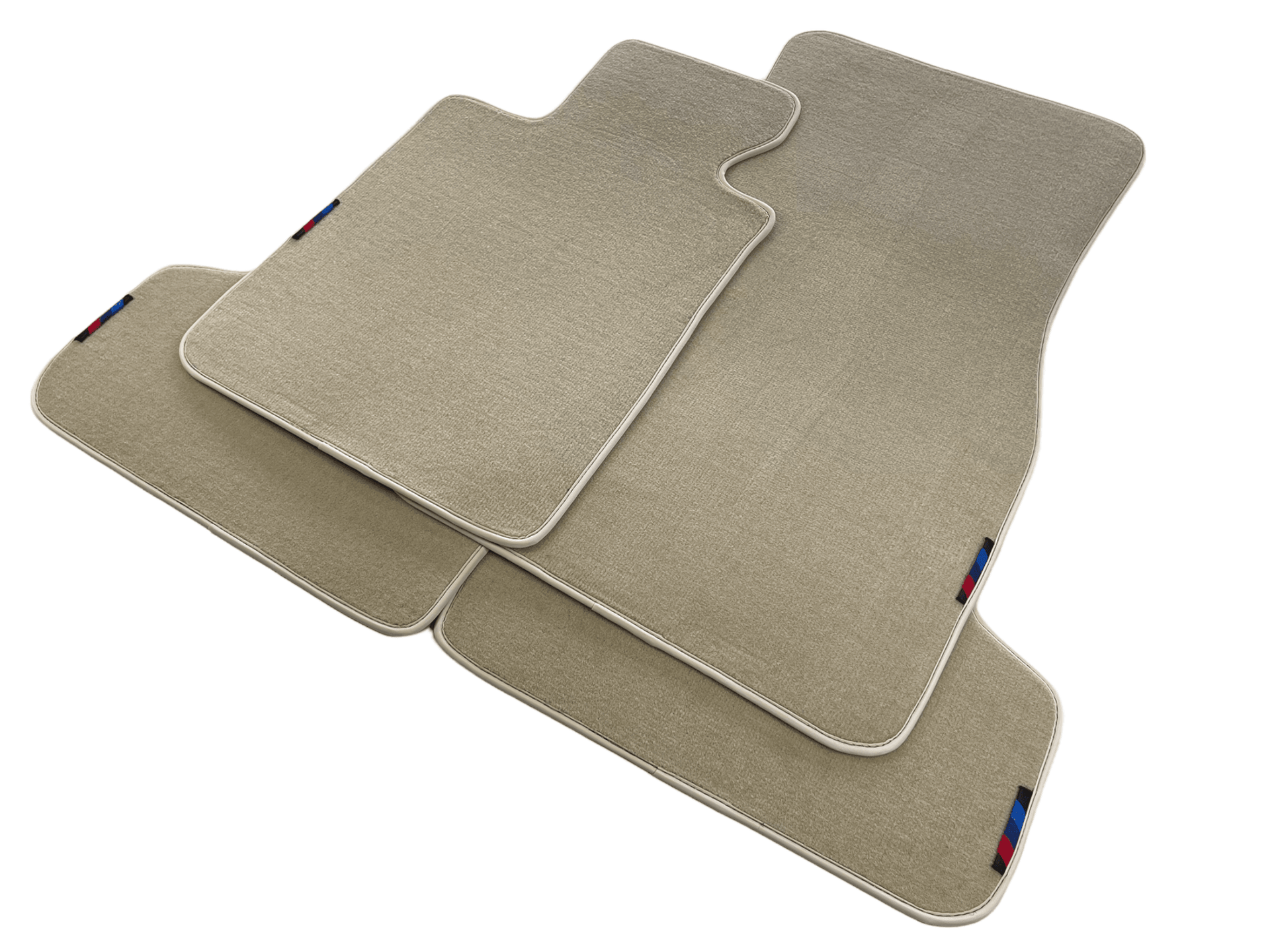 Beige Floor Mats For BMW 3 Series E46 Coupe With M Package - AutoWin