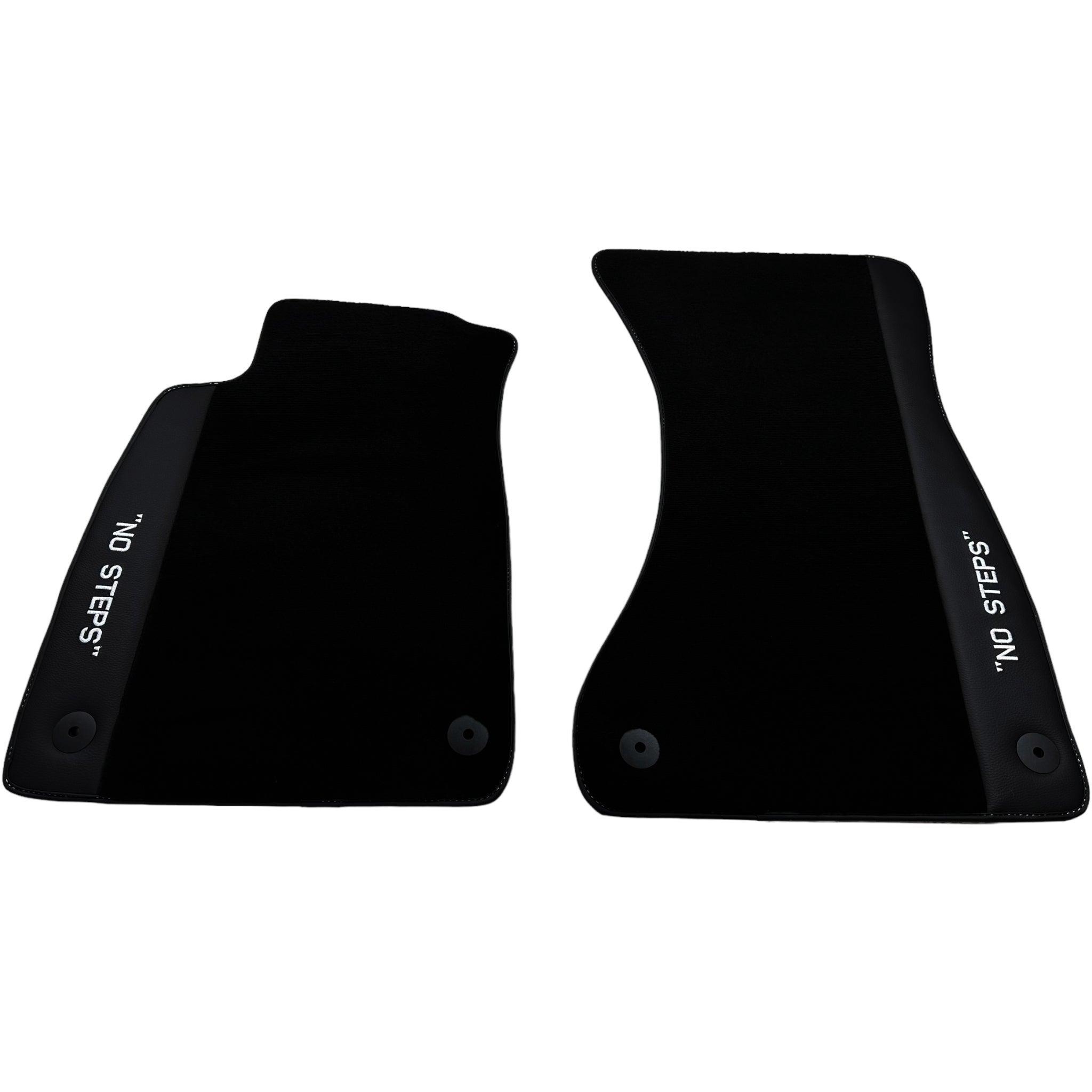 Black Floor Mats for Audi A6 - C6 Avant Long (2004-2008) | No Steps - AutoWin