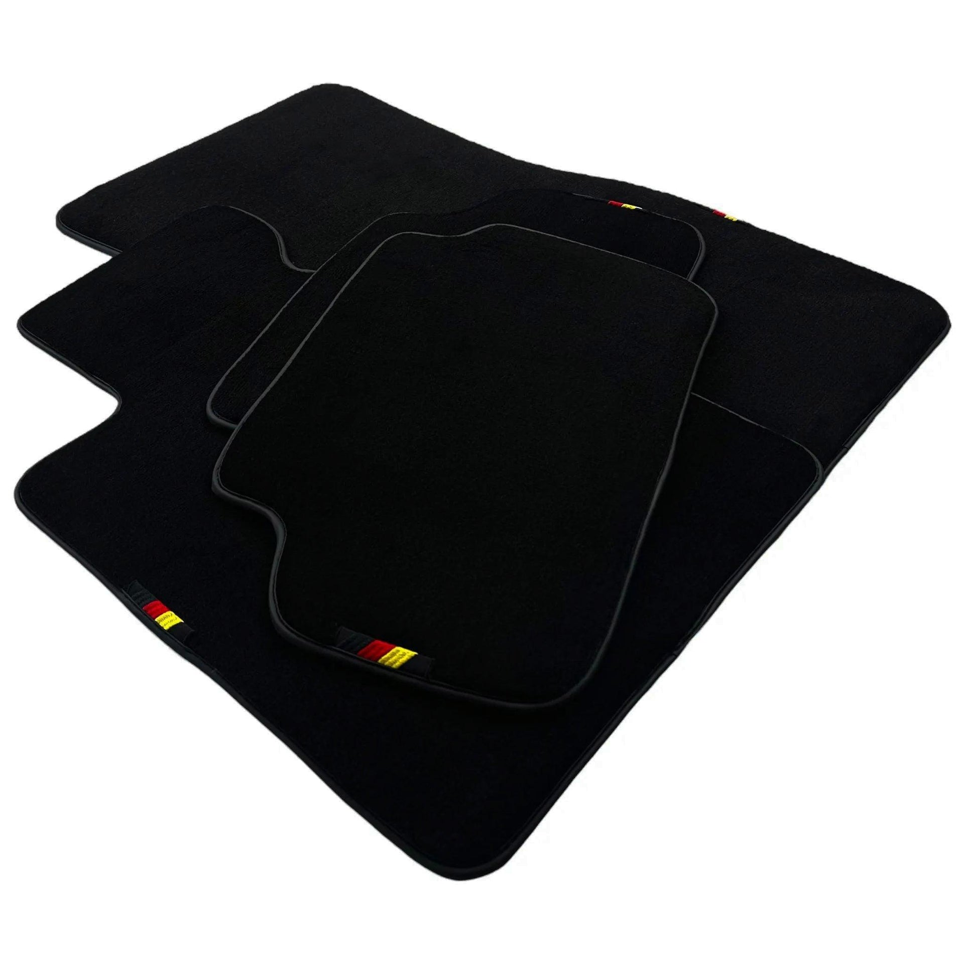 Black Floor Mats For BMW 1 Series E81 Germany Edition - AutoWin