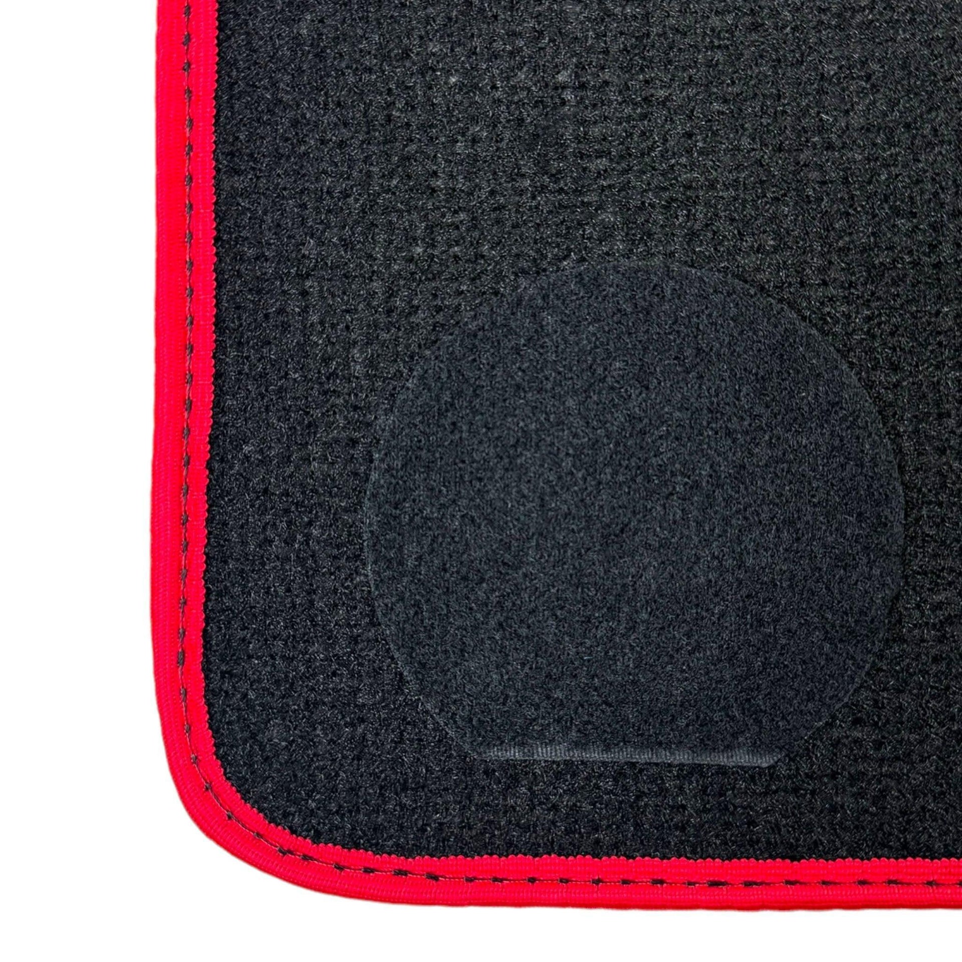 Black Floor Mats For BMW 6 Series E63 | Red Trim AutoWin Brand - AutoWin