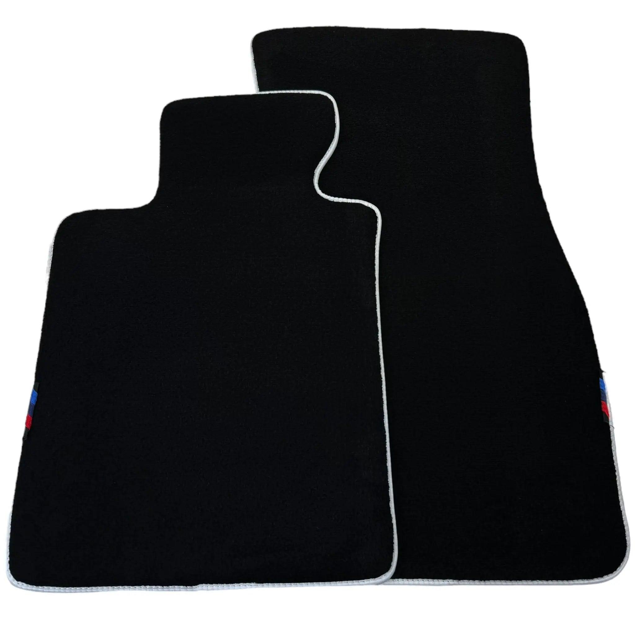 Black Floor Mats For BMW X3M Series F97 | White Trim - AutoWin