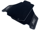 Black Floor Mats For Ferrari 360 Modena 1999-2005 With Alcantara Leather - AutoWin