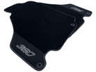 Black Floor Mats For Ferrari 360 Modena 1999-2005 With Alcantara Leather - AutoWin