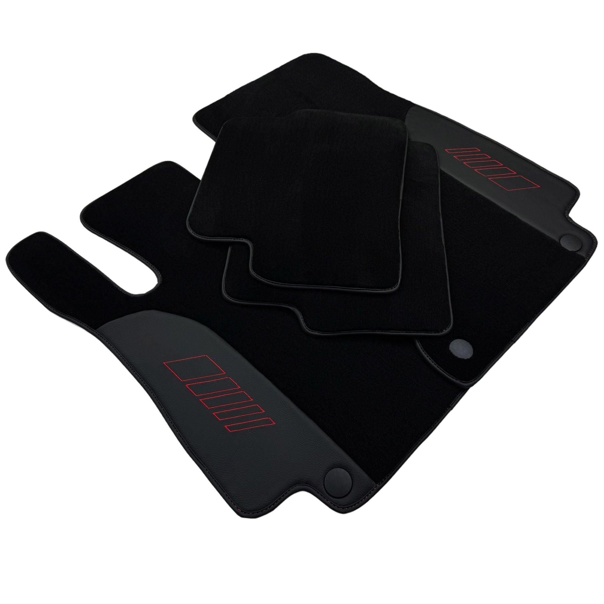 Black Floor Mats For Mercedes Benz CL-Class C216 Coupe (2006-2013) | AutoWin Edition - AutoWin