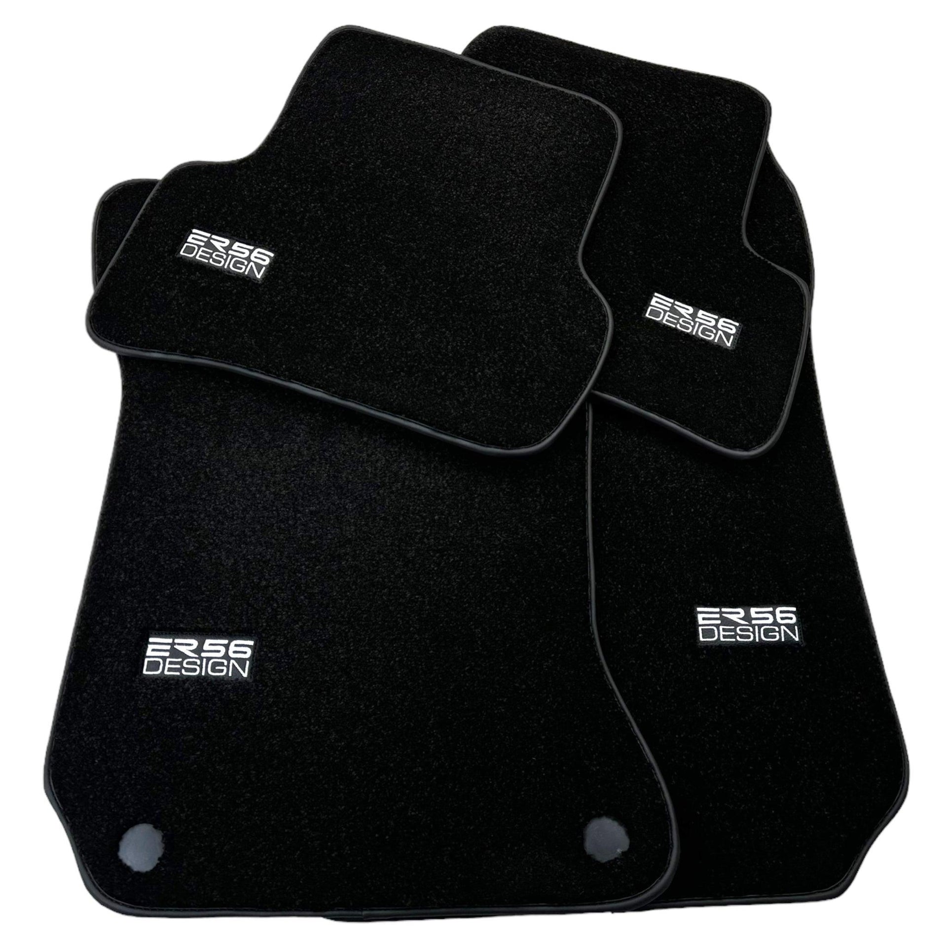 Black Luxury Floor Mats For Mercedes Benz E-Class W214 Sedan (2023-2024) | ER56 Design - AutoWin