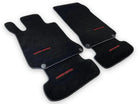 Black Luxury Floor Mats For Mercedes Benz GLK-Class X204 (2008-2012) | ER56 Design - AutoWin