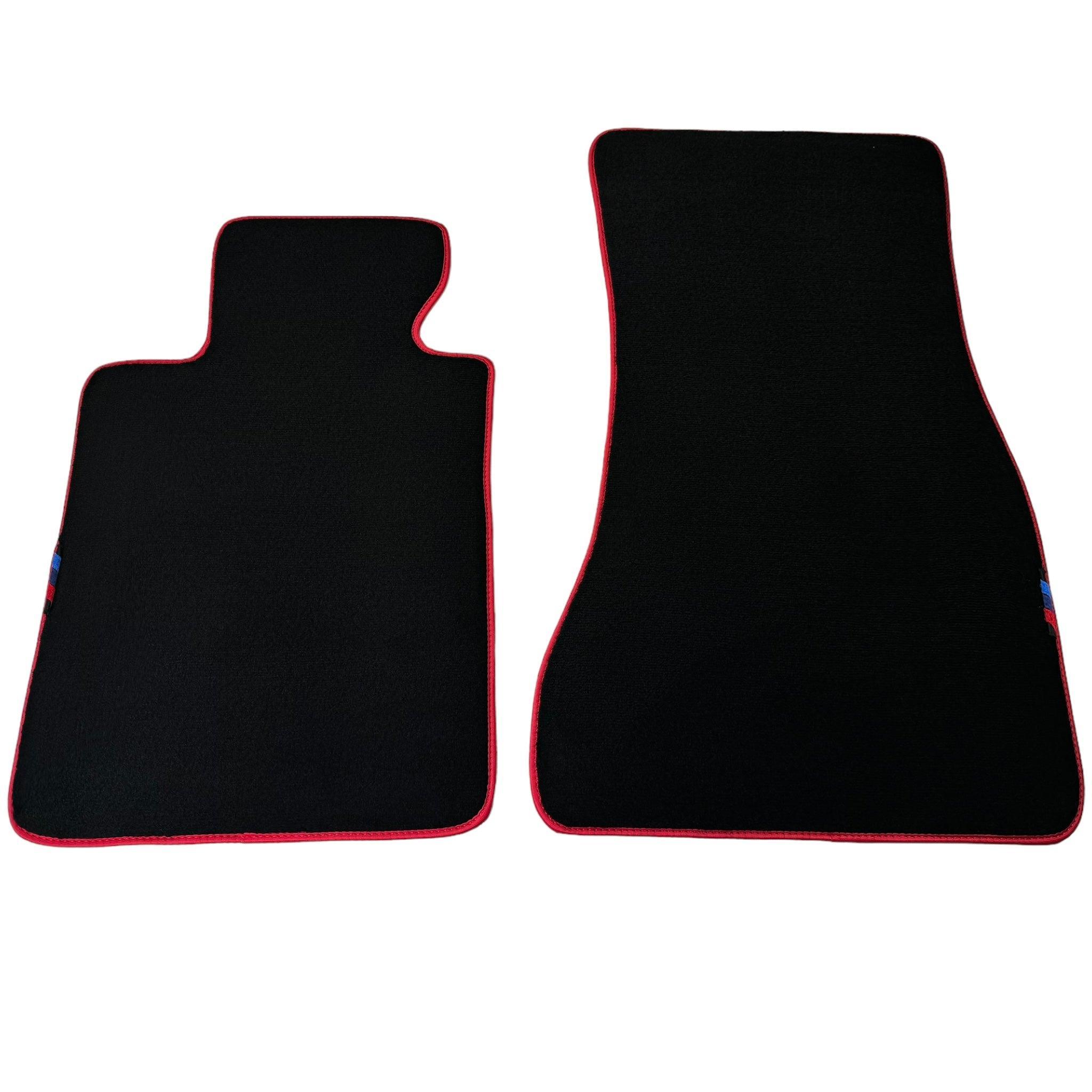 Black Mats For BMW 1 Series F21 3-door Hatchback | Red Trim - AutoWin