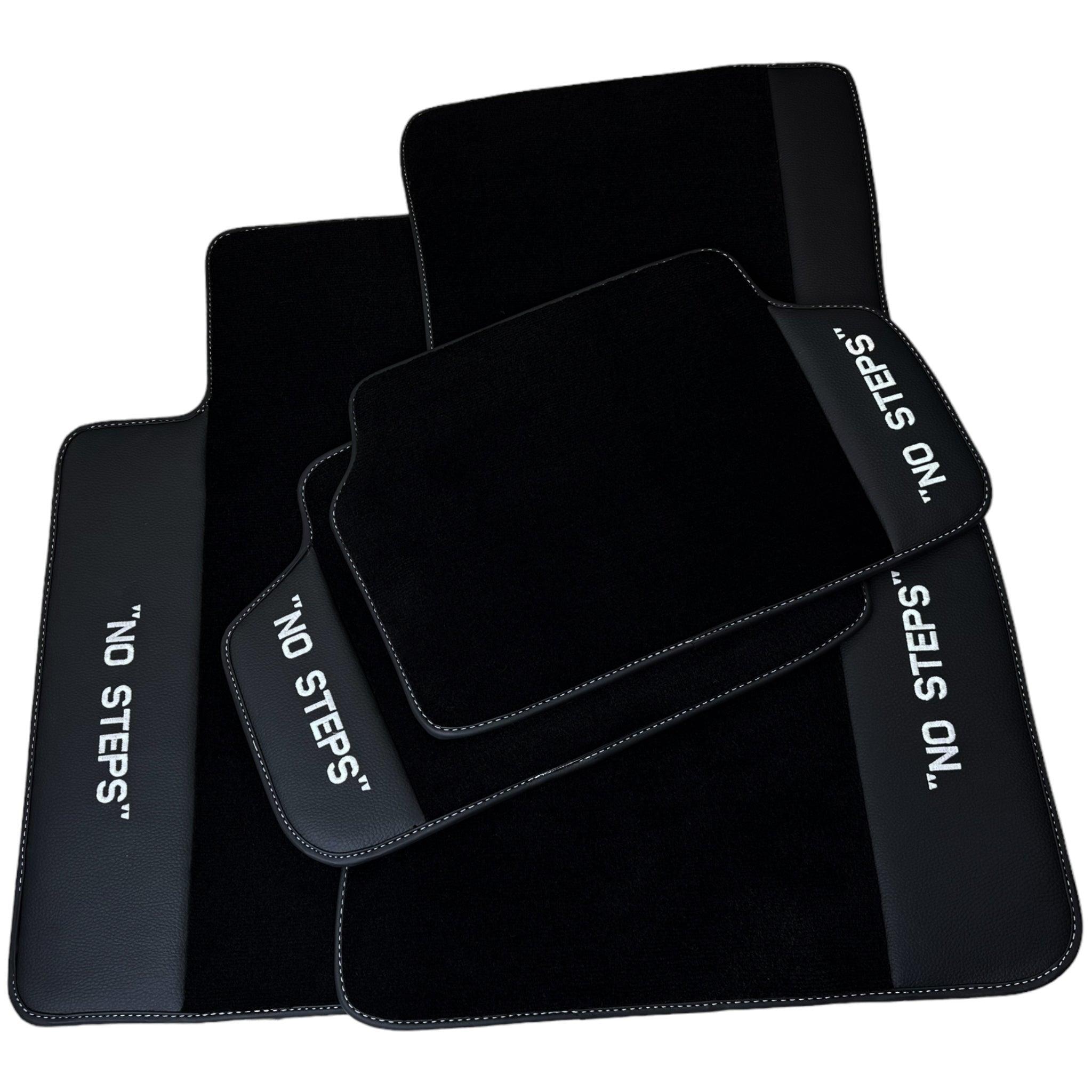 Black Mats For BMW 3 Series E36 Convertible No Steps Edition - AutoWin