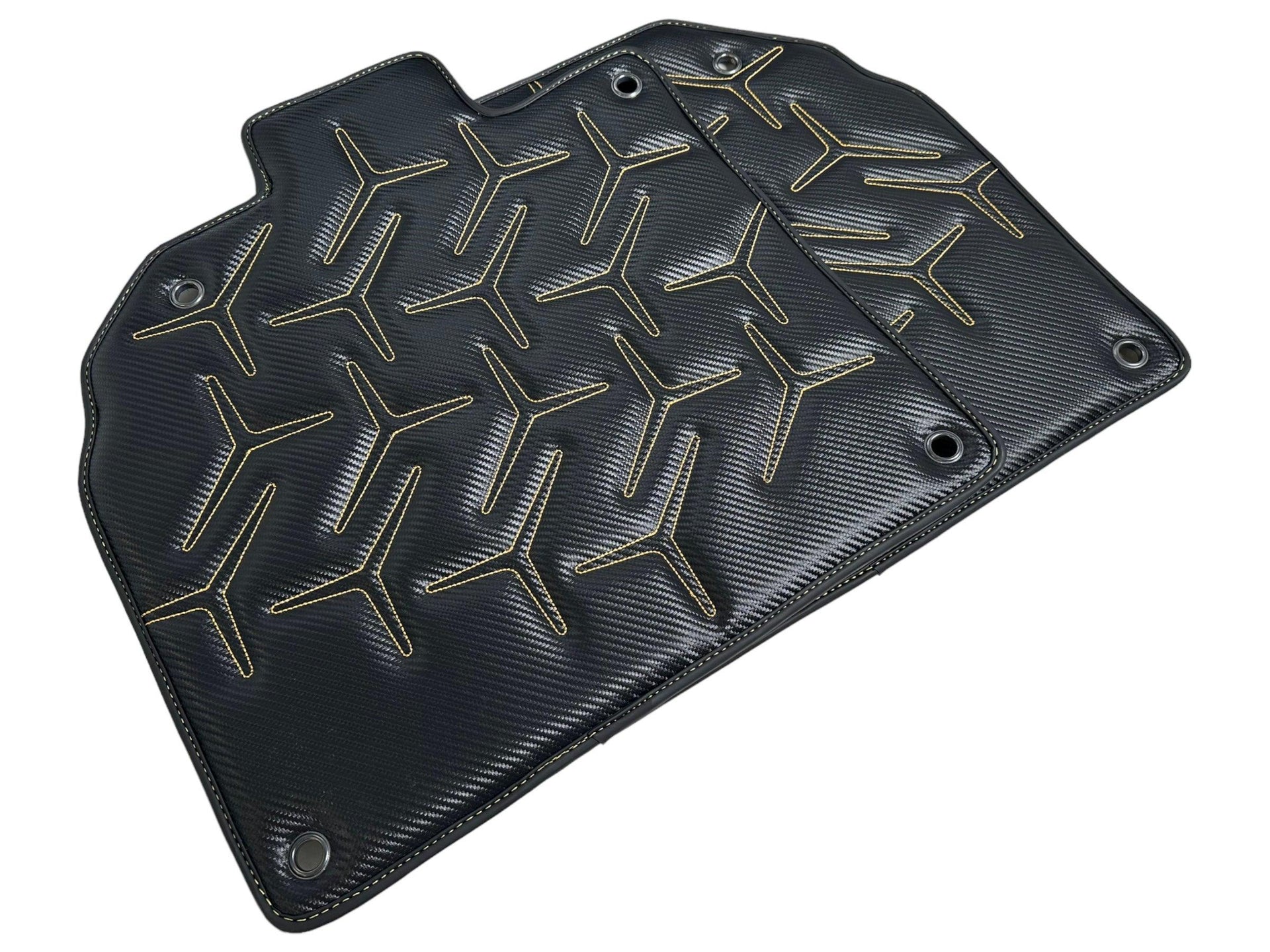 Carbon Leather Floor Mats for Lamborghini Aventador SV - AutoWin