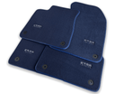 Dark Blue Floor Mats for Audi A4 - B6 Sedan (2001-2004) | ER56 Design - AutoWin