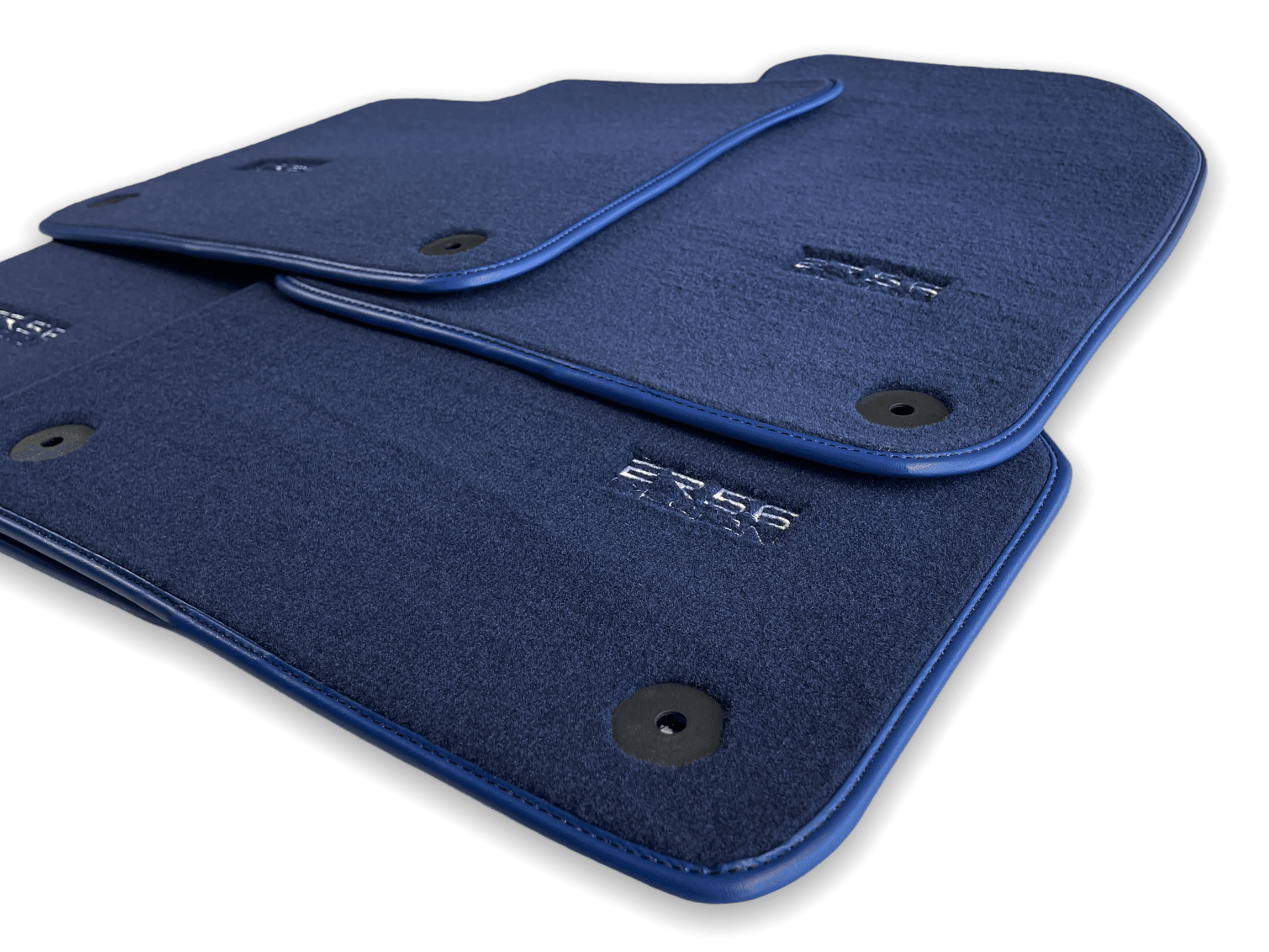 Dark Blue Floor Mats for Audi A5 - F57 Convertible (2017-2020) | ER56 Design - AutoWin