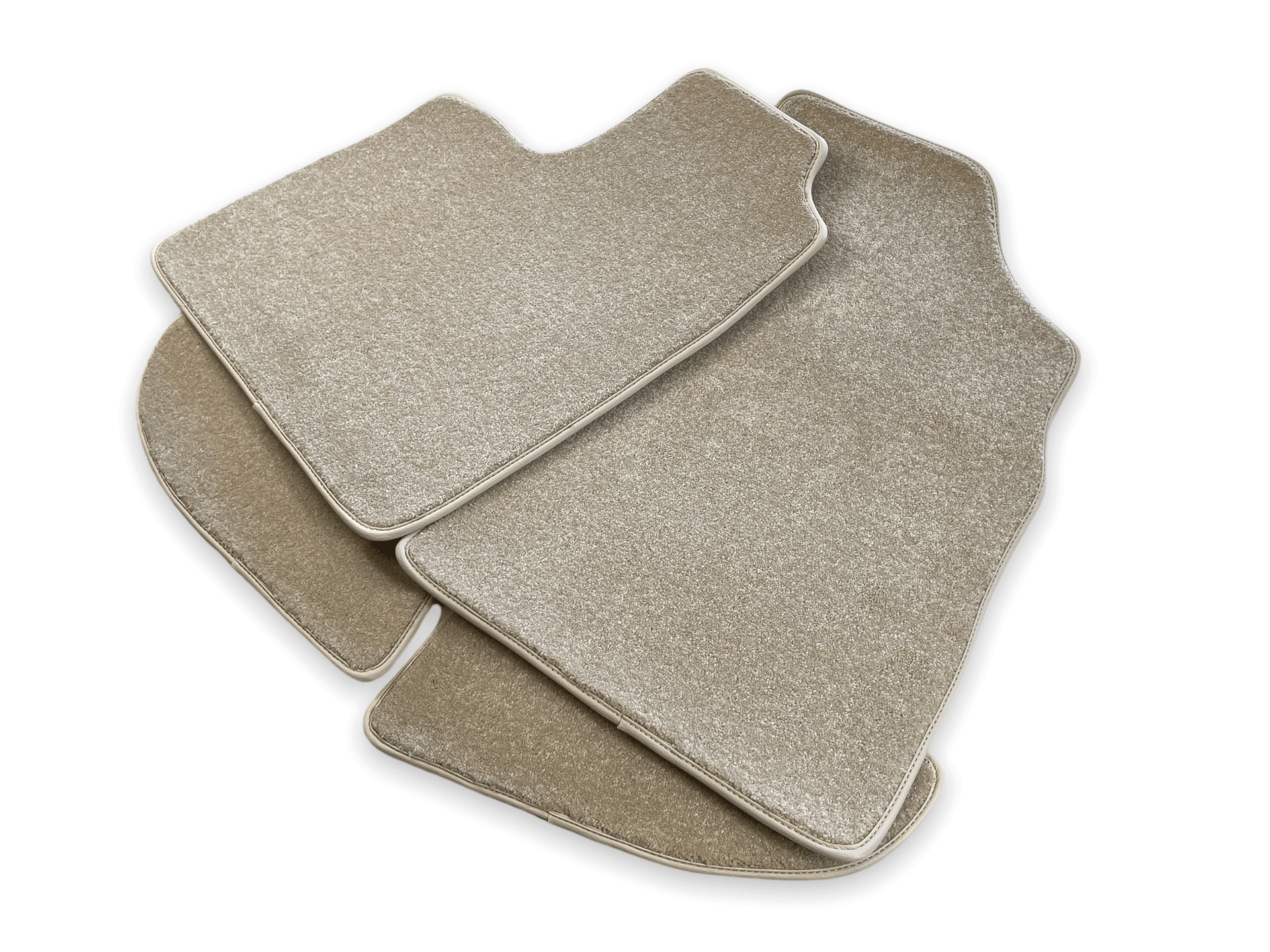 Floor Mats For Bentley Continental GT Beige Luxury Quality 2003–2011 - AutoWin