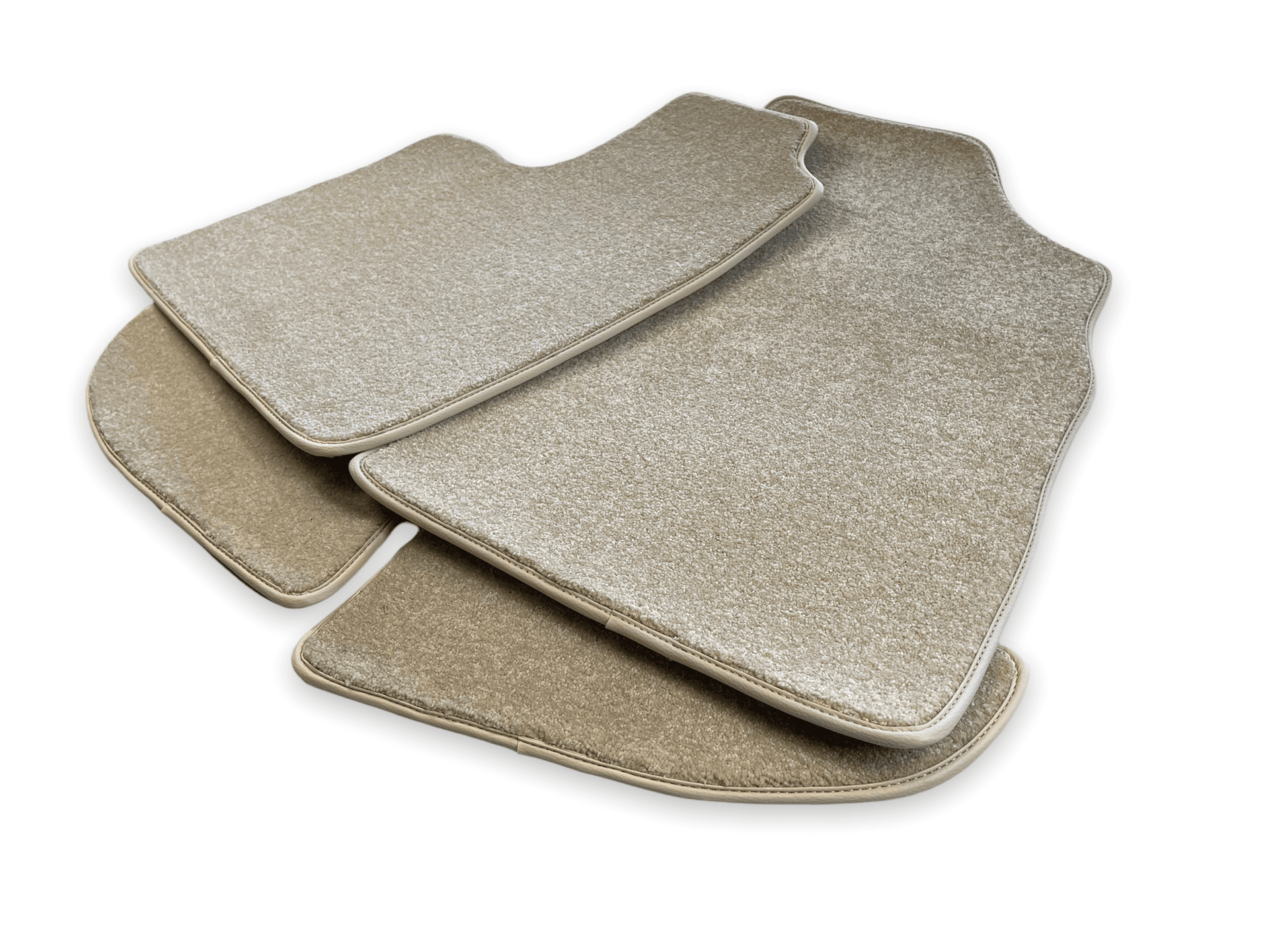Floor Mats For Bentley Continental GT Beige Luxury Quality 2003–2011 - AutoWin