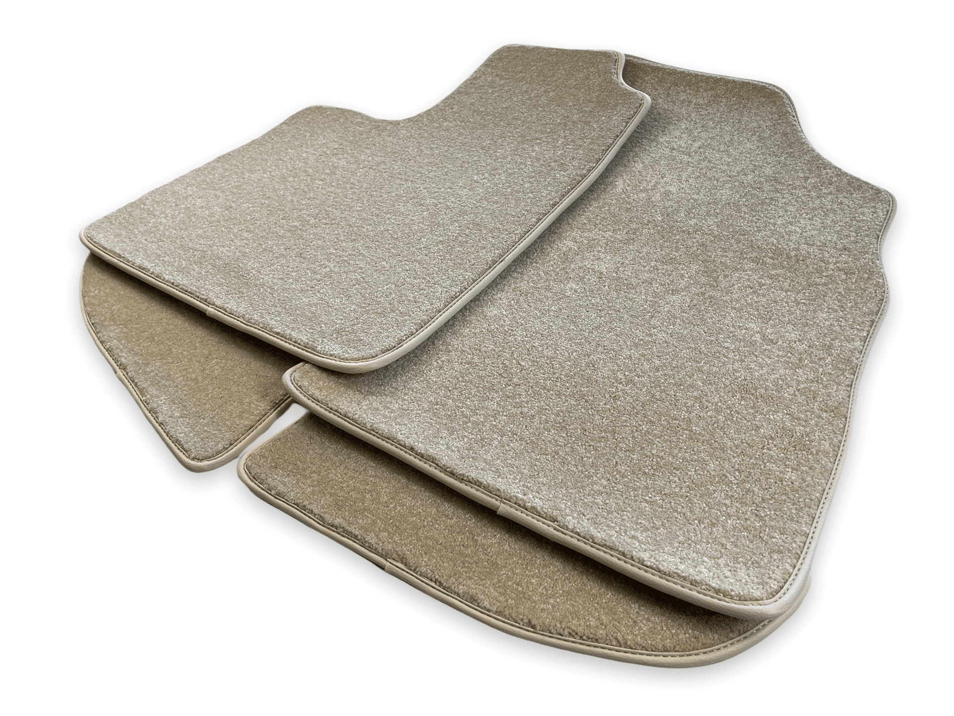 Floor Mats For Bentley Continental GT Beige Luxury Quality 2003–2011 - AutoWin